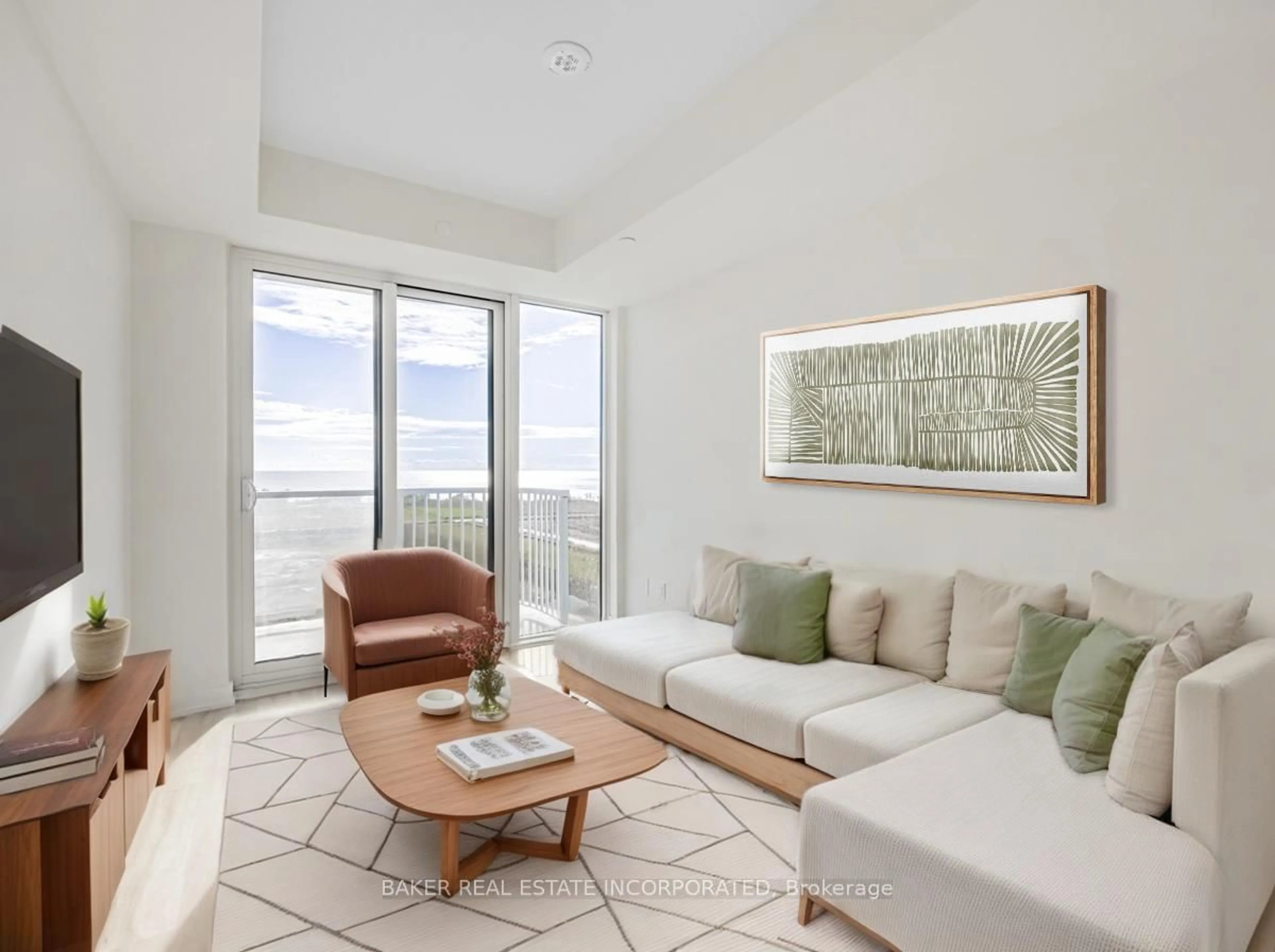 Living room with furniture, unknown for 220 Missinnihe Way #808, Mississauga Ontario L5H 0A9