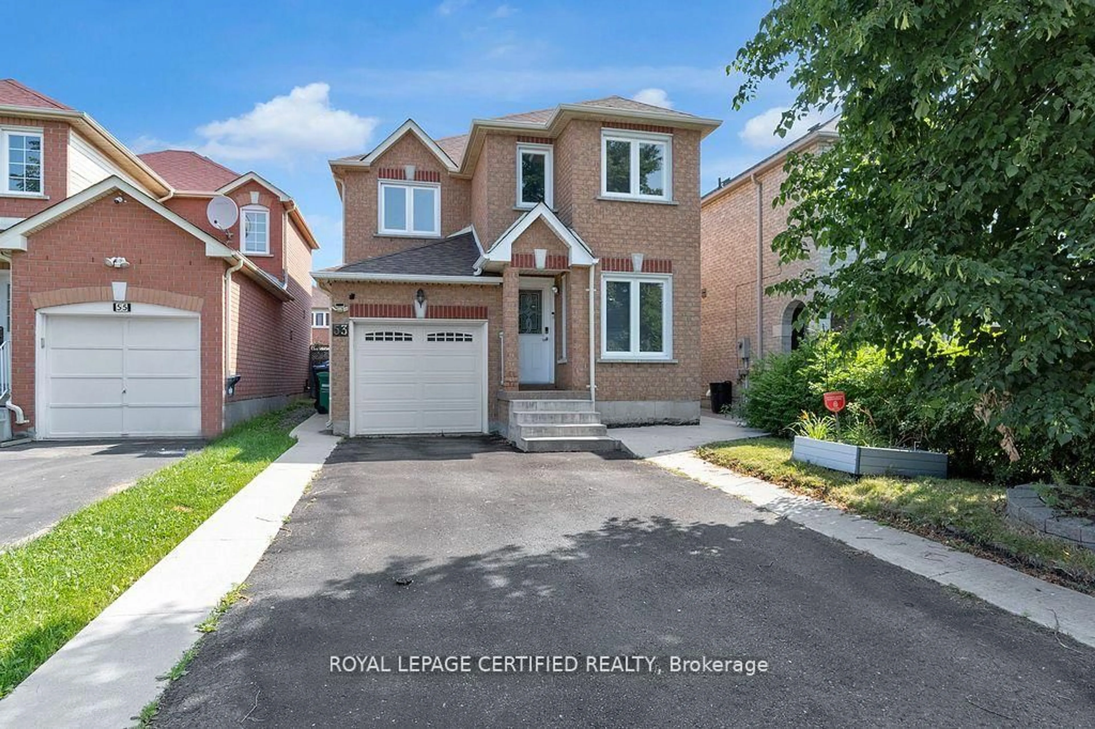 Home with brick exterior material, street for 53 Chadwick St, Brampton Ontario L6Y 4Y1