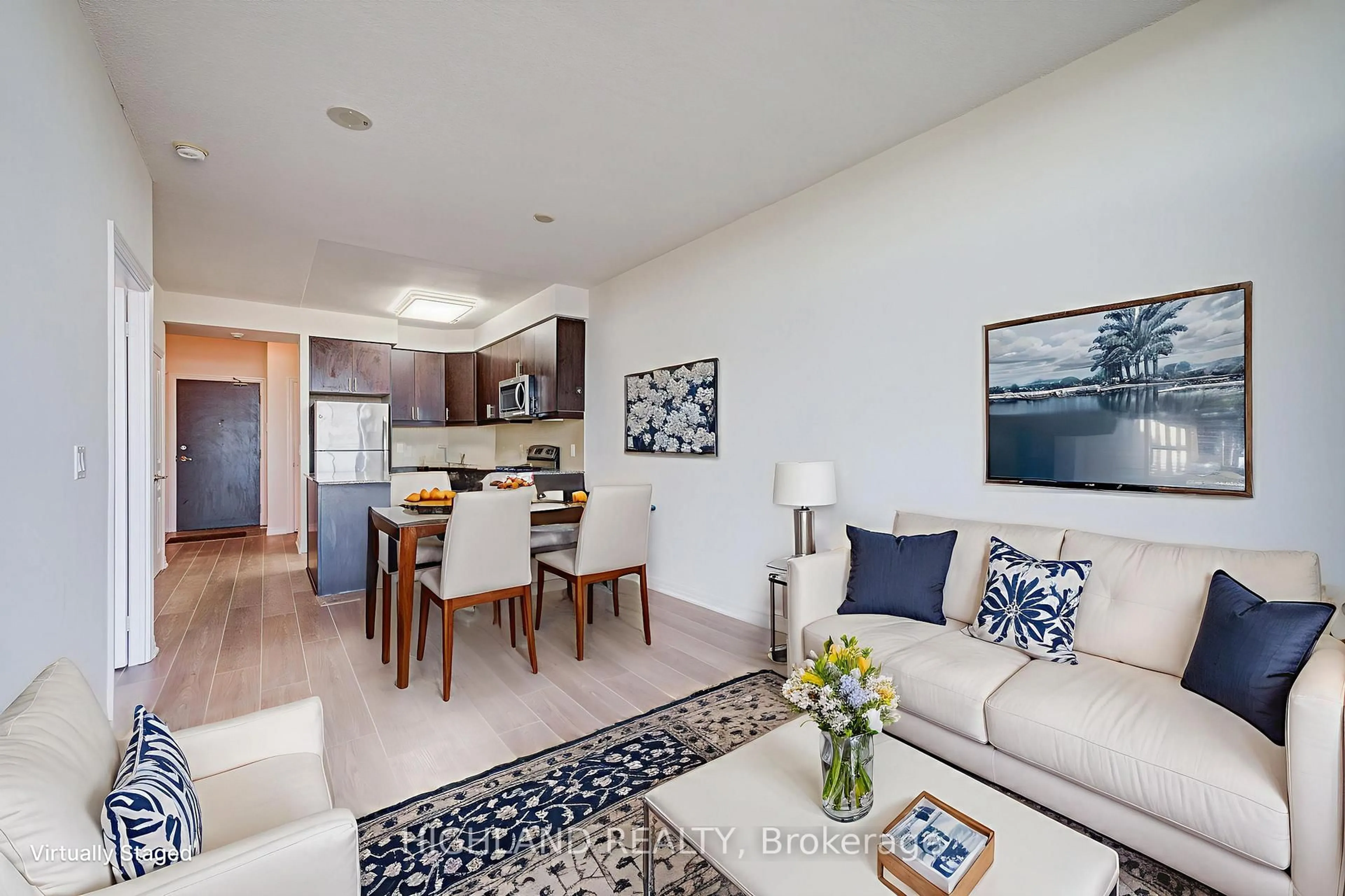 Living room with furniture, unknown for 223 Webb Dr #3105, Mississauga Ontario L5B 0E8