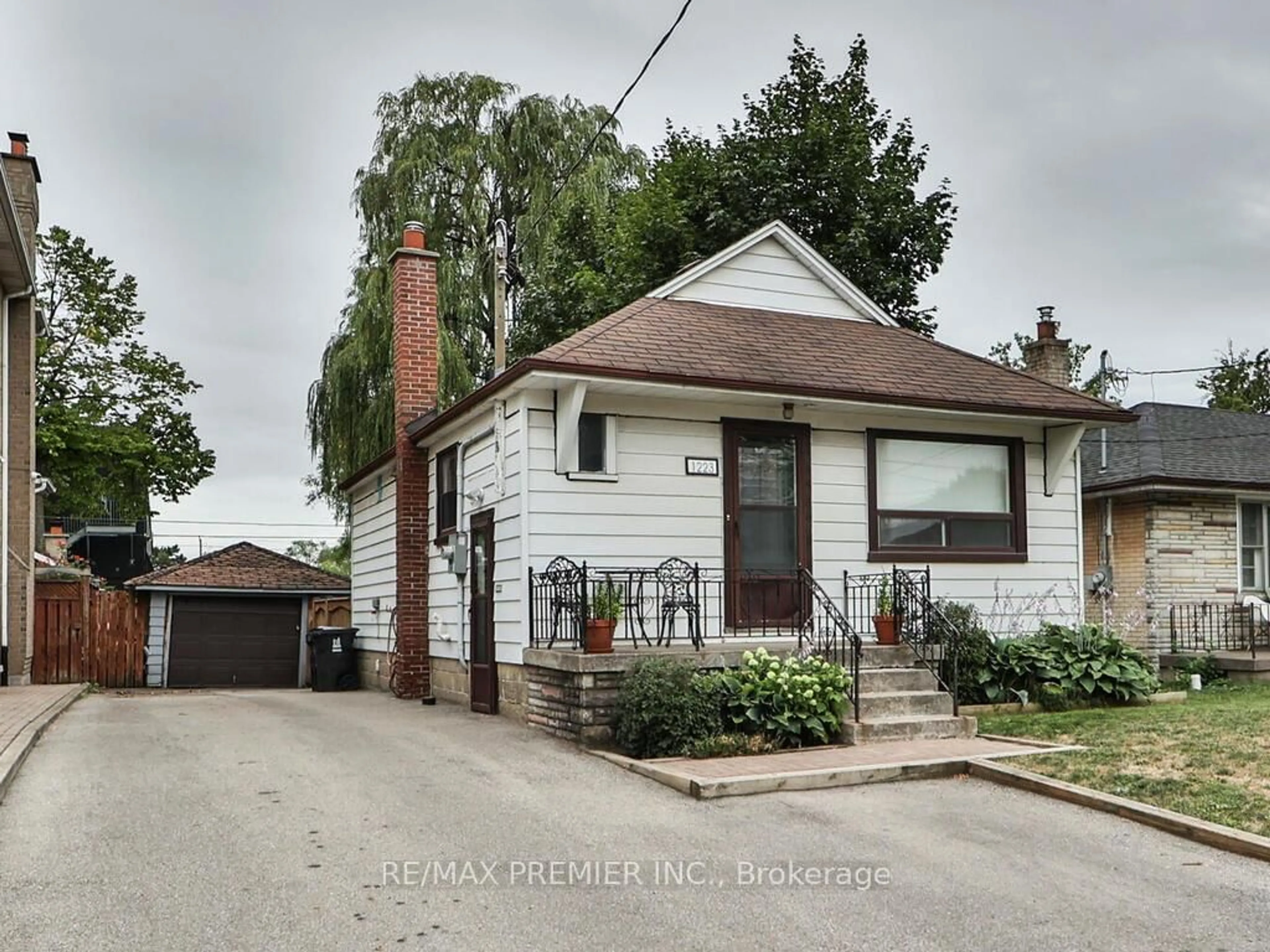 Home with brick exterior material, street for 1223 Glencairn Ave, Toronto Ontario M6B 2B6