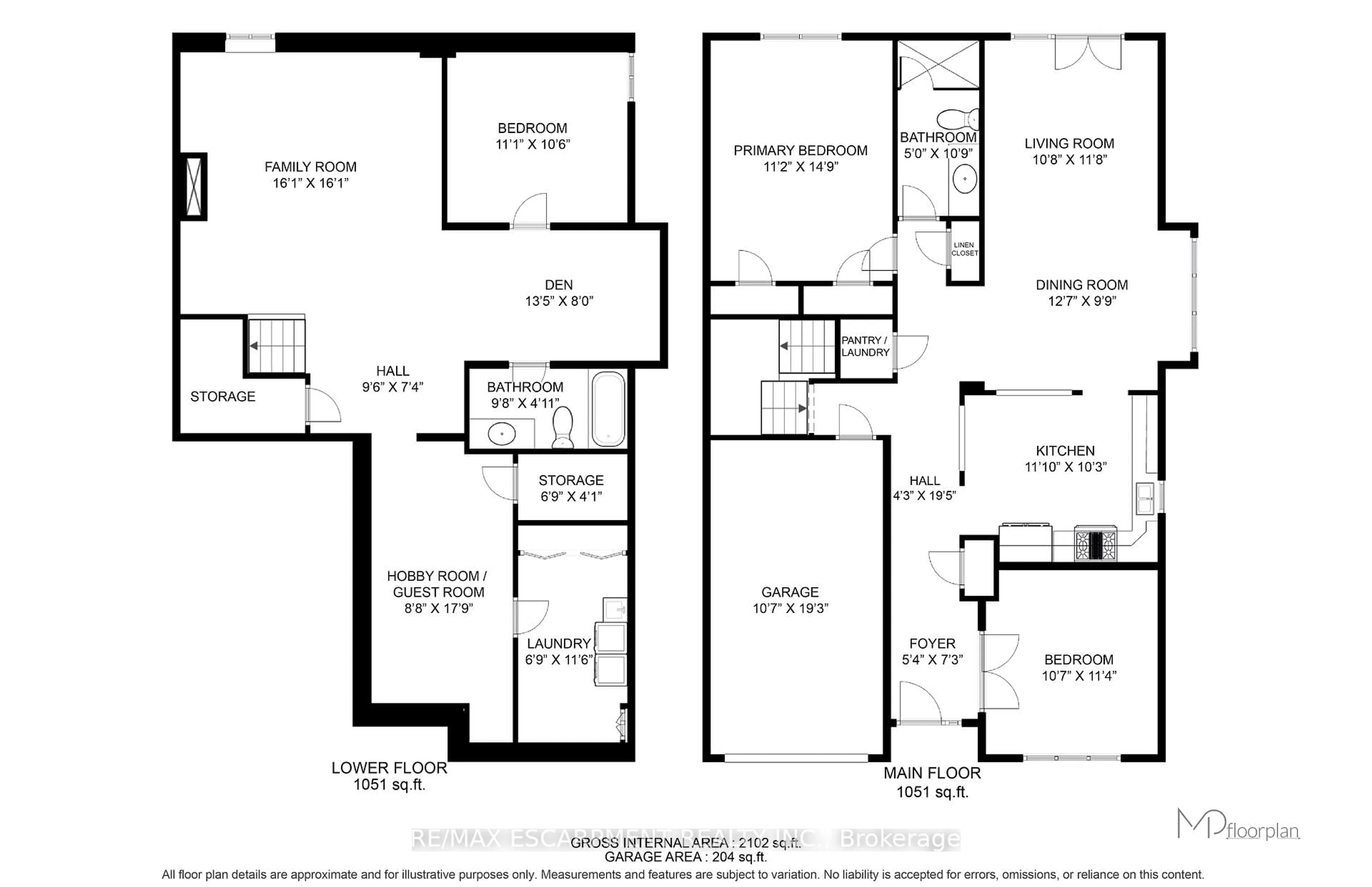 Floor plan for 2243 Turnberry Rd #38, Burlington Ontario L7M 4Y5