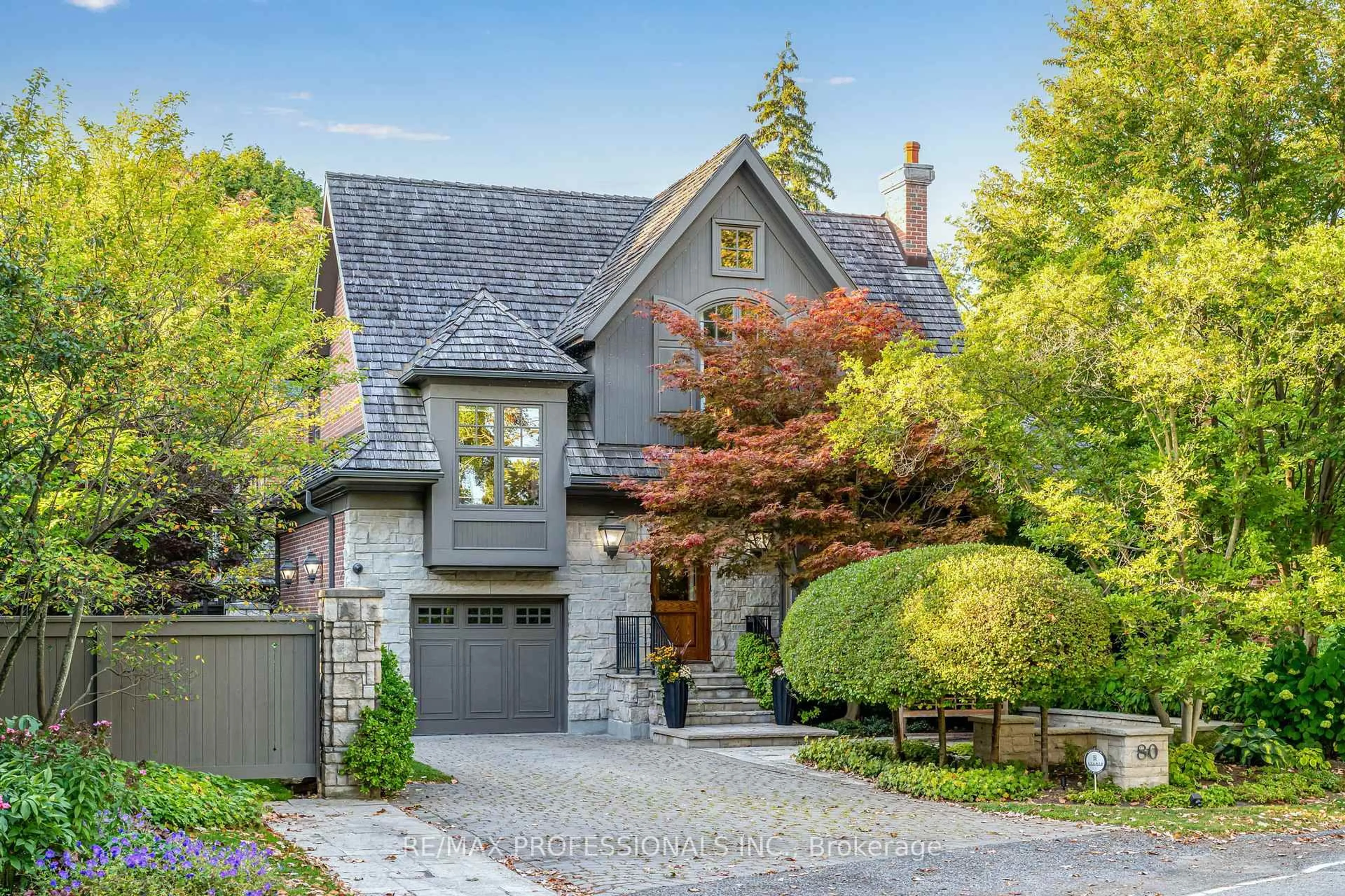 Home with brick exterior material, street for 80 Kingsway Cres, Toronto Ontario M8X 2R6