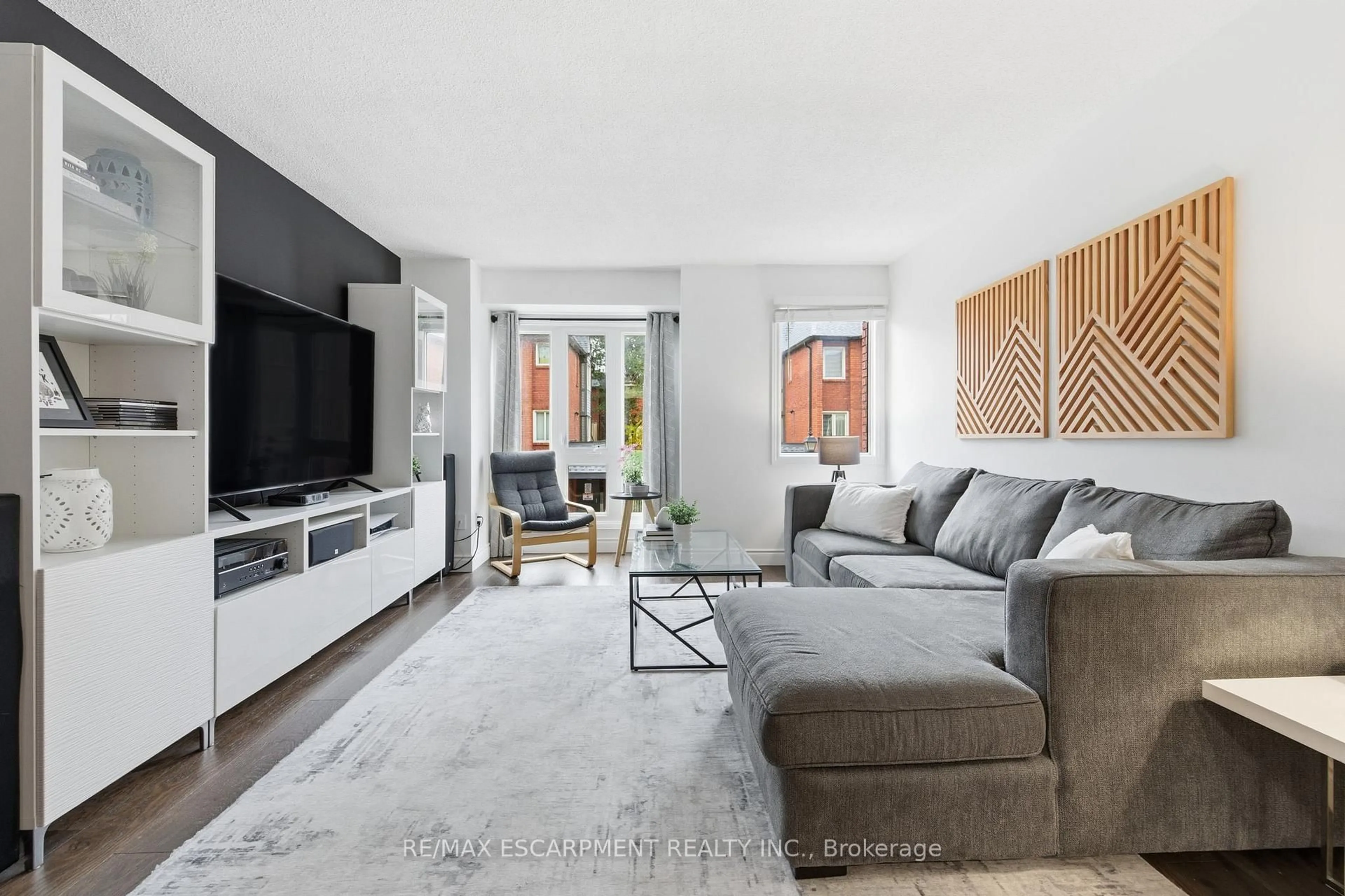 Living room with furniture, unknown for 895 Maple Ave #201, Burlington Ontario L7S 2H7