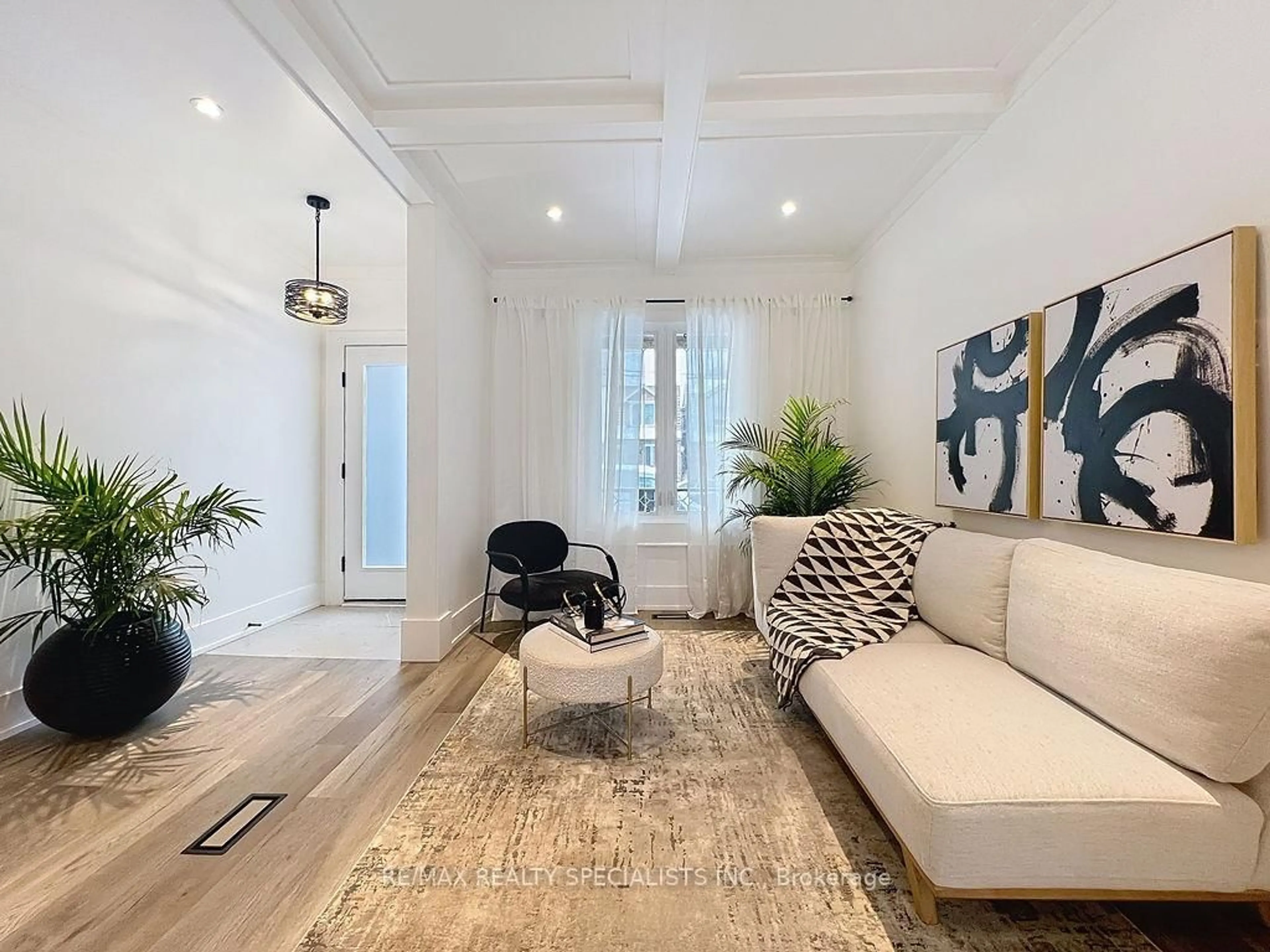 Living room with furniture, unknown for 169 Lappin Ave, Toronto Ontario M6H 1Y7