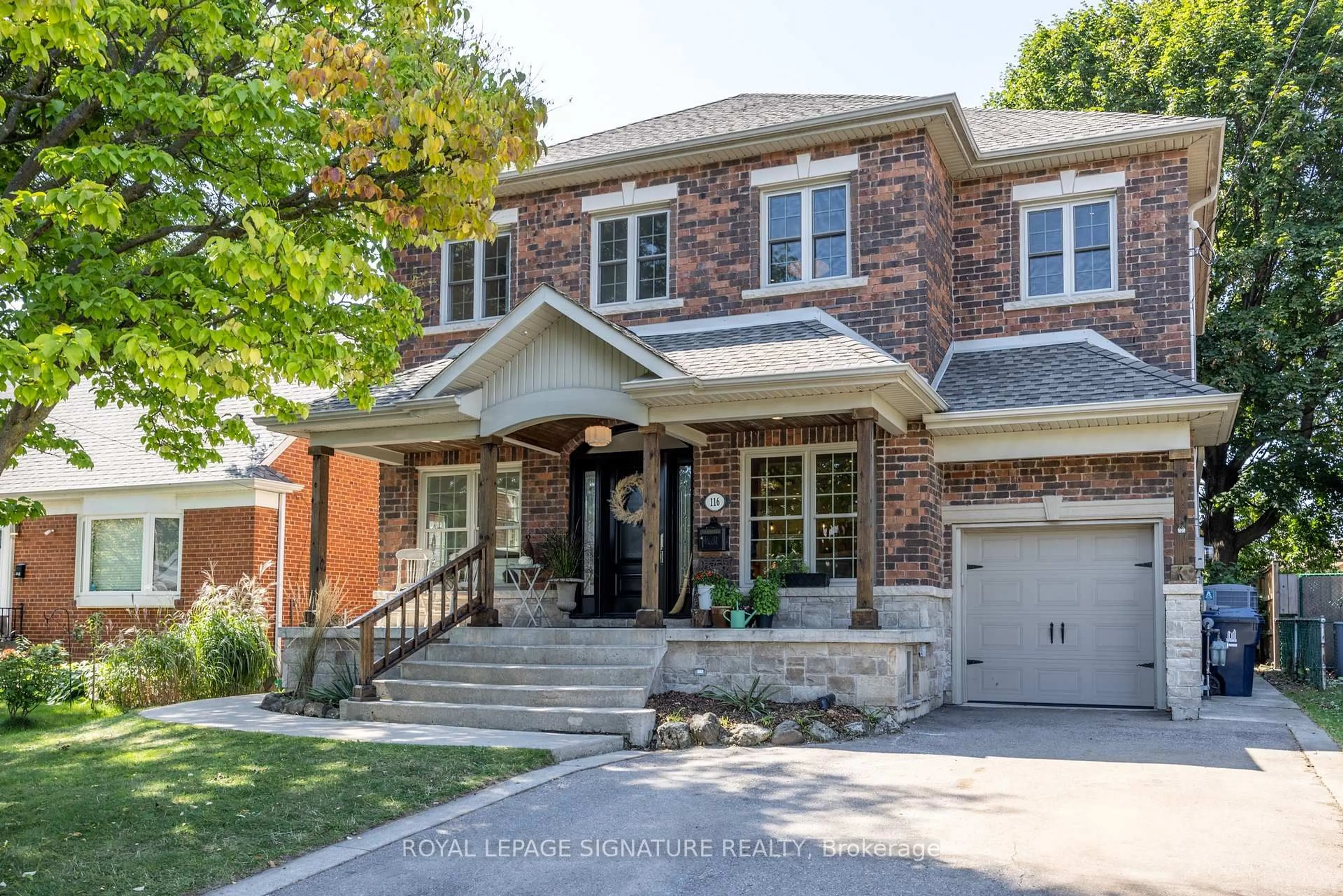 Home with brick exterior material, street for 116 Milton St, Toronto Ontario M8Y 2Y3