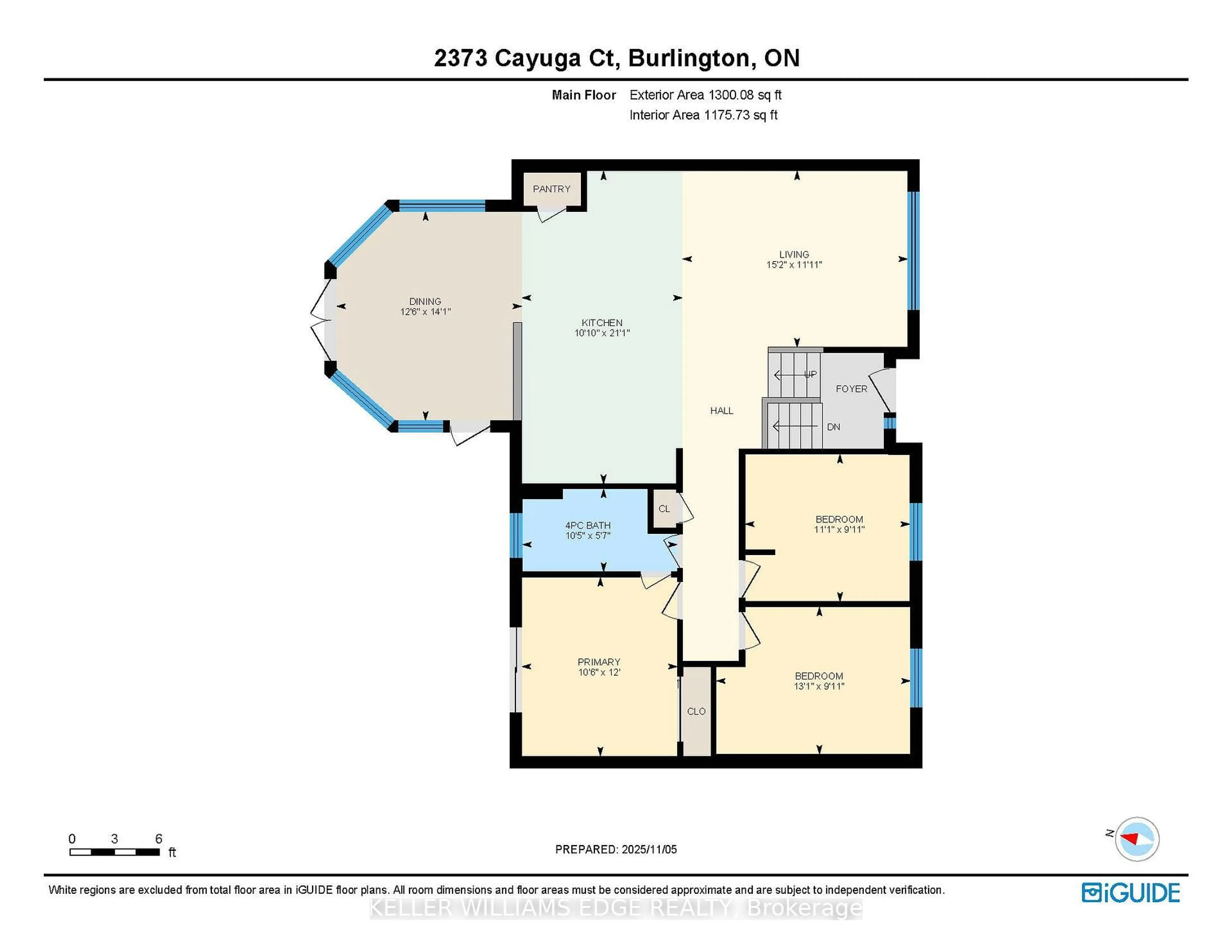 Floor plan for 2373 Cayuga Crt, Burlington Ontario L7P 3L5