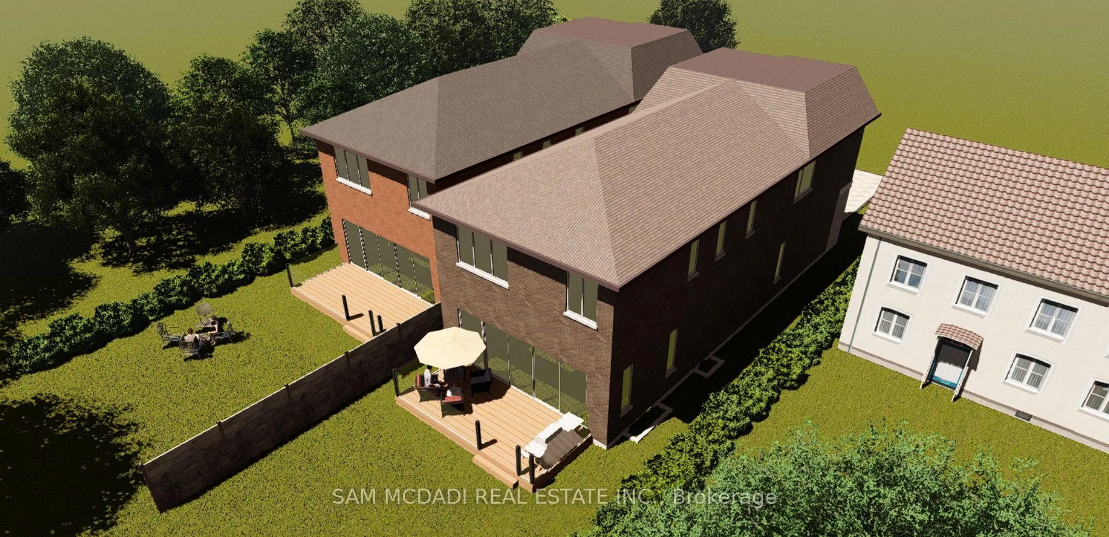 A pic from outside/outdoor area/front of a property/back of a property/a pic from drone, building for 1228 Haig Blvd, Mississauga Ontario L5E 2M7