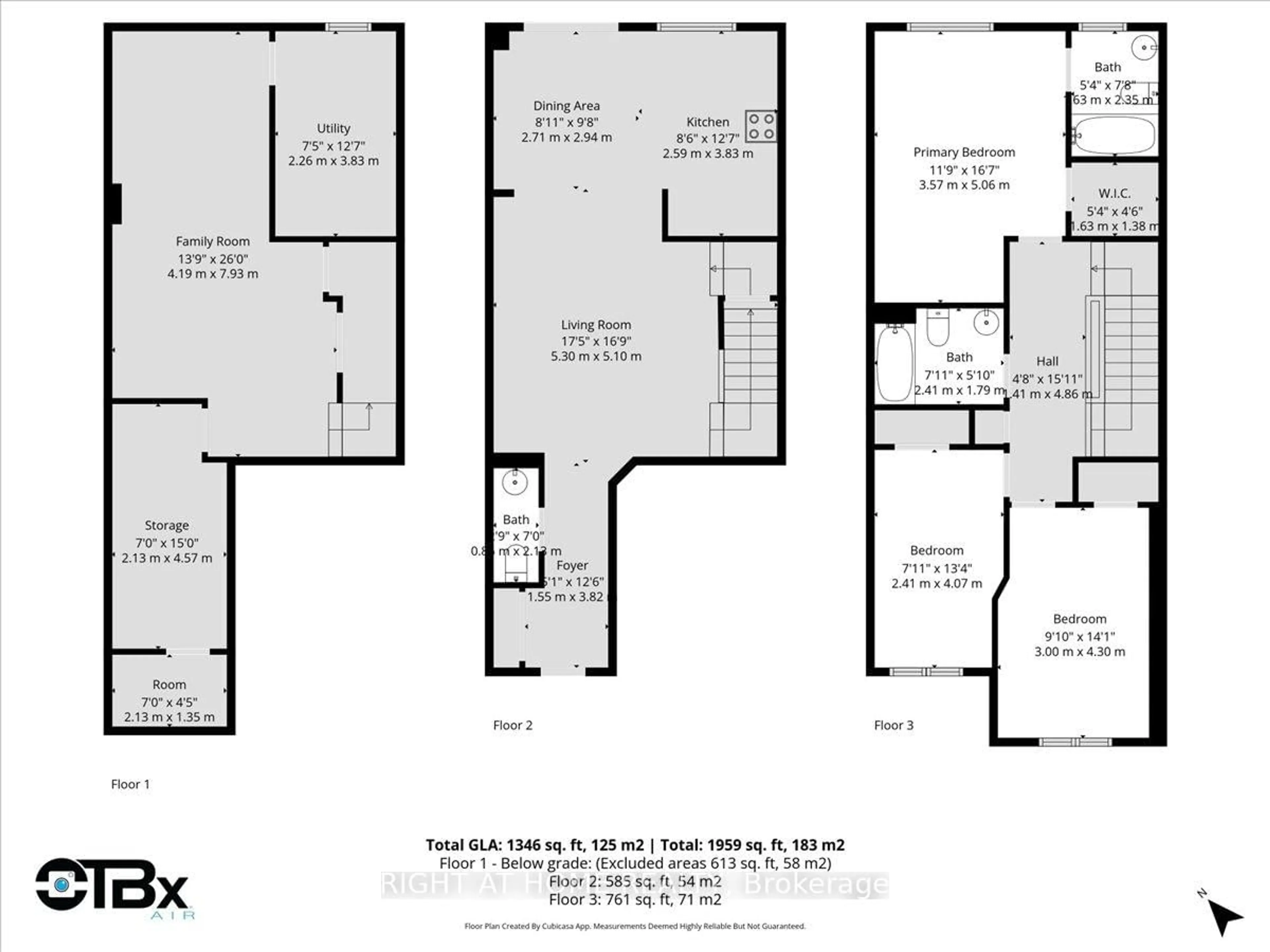 Floor plan for 555 Taylor Cres, Burlington Ontario L7L 6J7