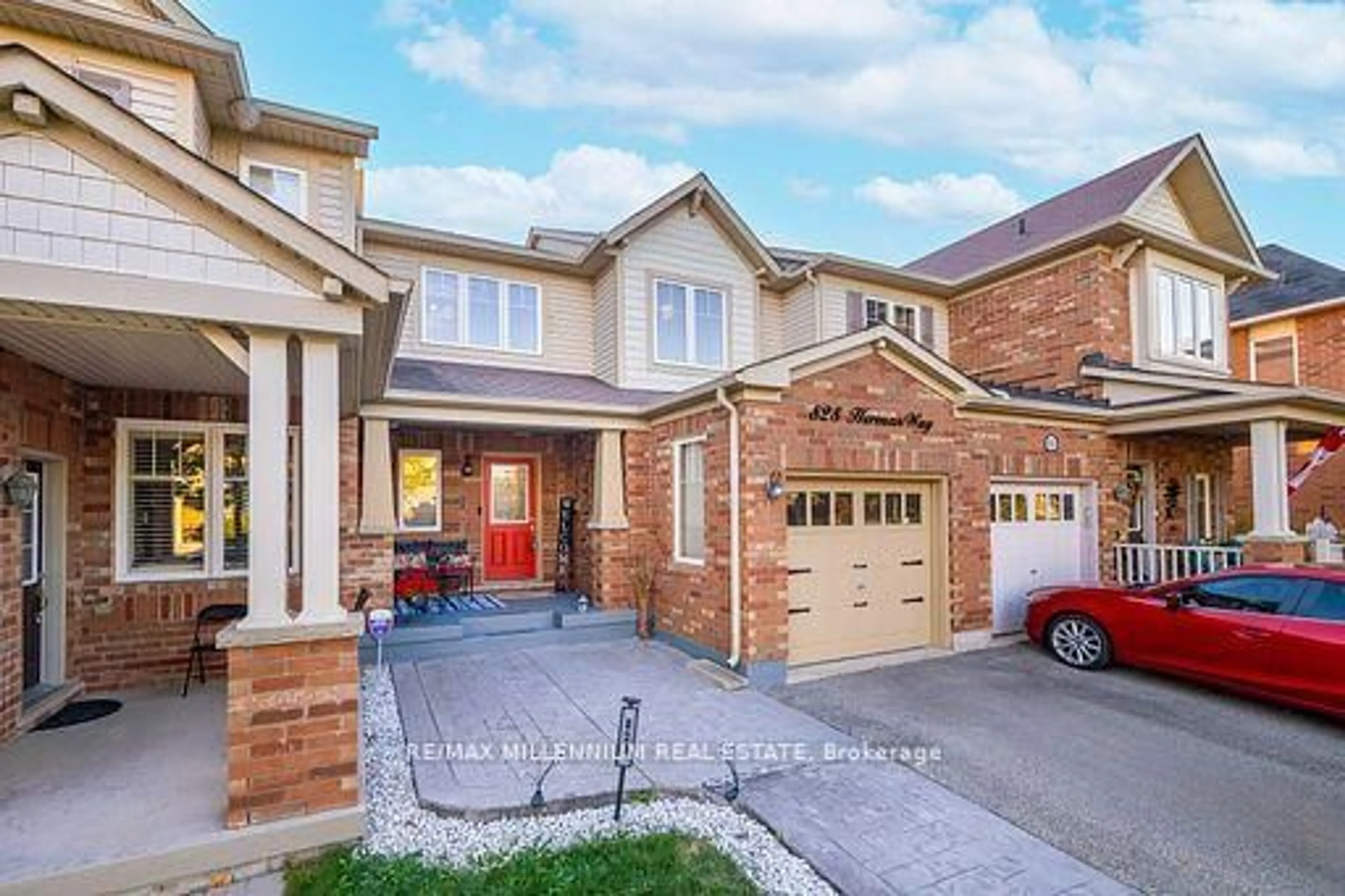 Home with brick exterior material, street for 828 Herman Way, Milton Ontario L9T 7B1