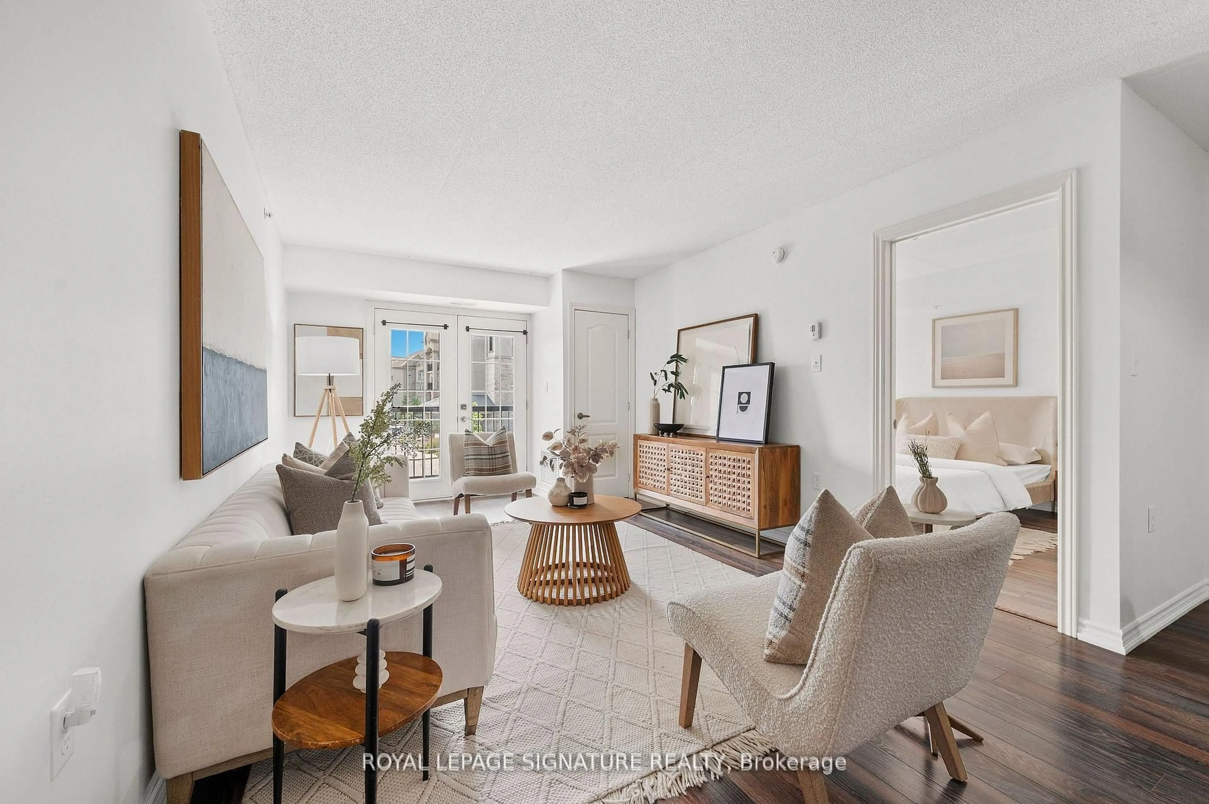 Living room with furniture, unknown for 1470 Main St #204, Milton Ontario L9T 8W6