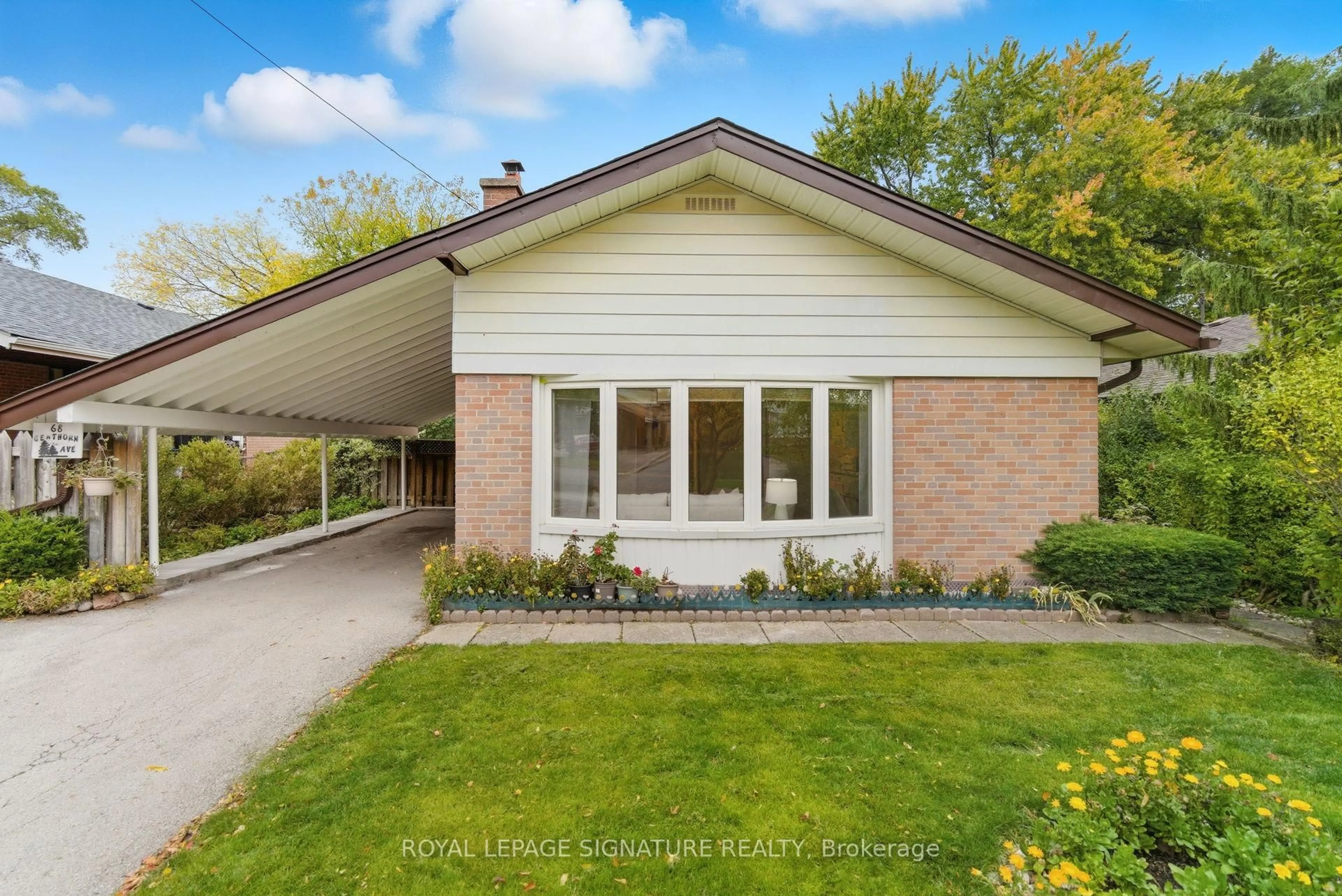 Home with brick exterior material, street for 68 Genthorn Ave, Toronto Ontario M9W 2S9