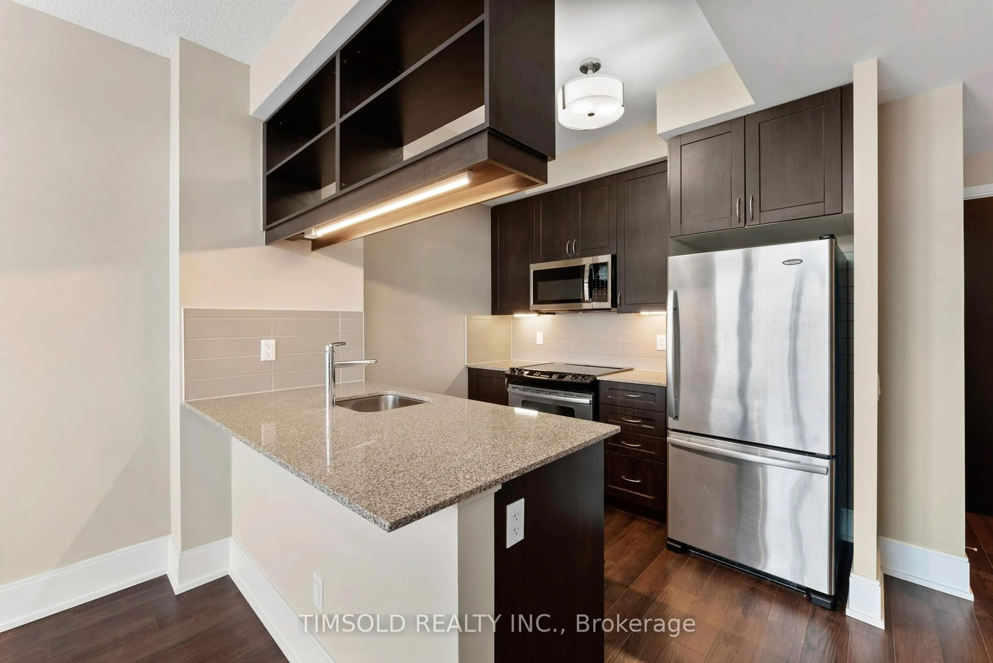 Open concept kitchen, unknown for 15 Viking Lane #408, Toronto Ontario M9B 0A4