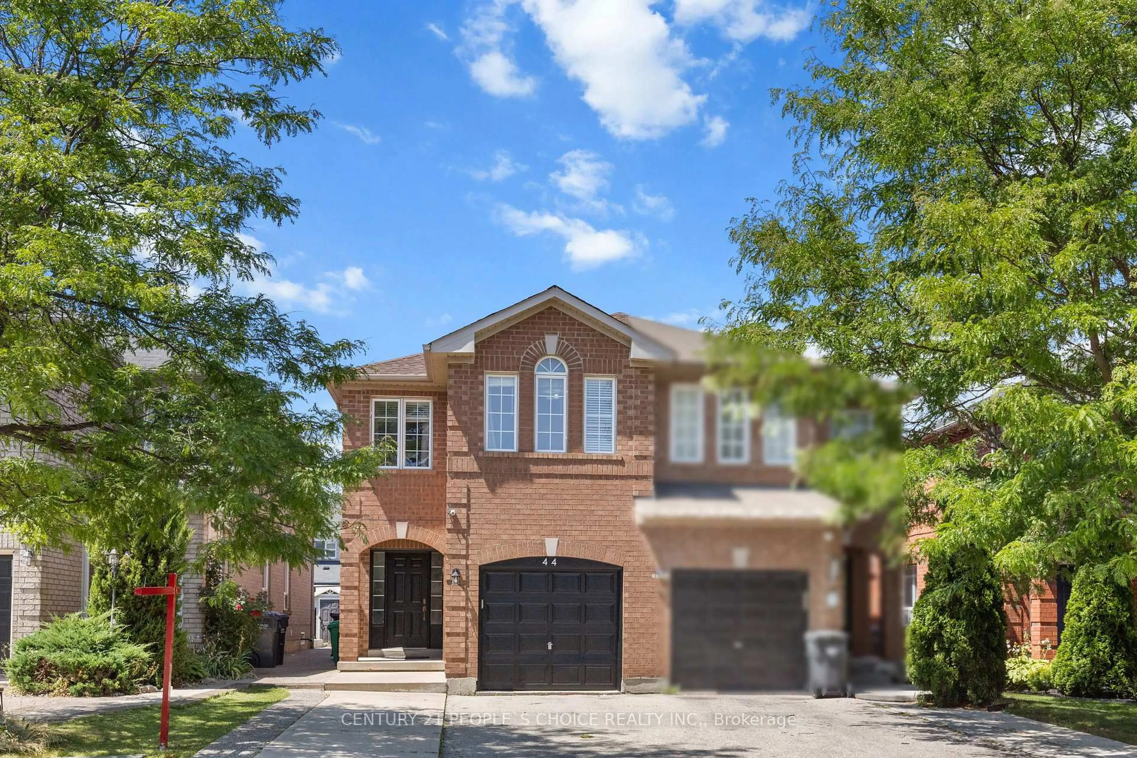 Home with brick exterior material, street for 44 Roadmaster Lane, Brampton Ontario L7A 3A7