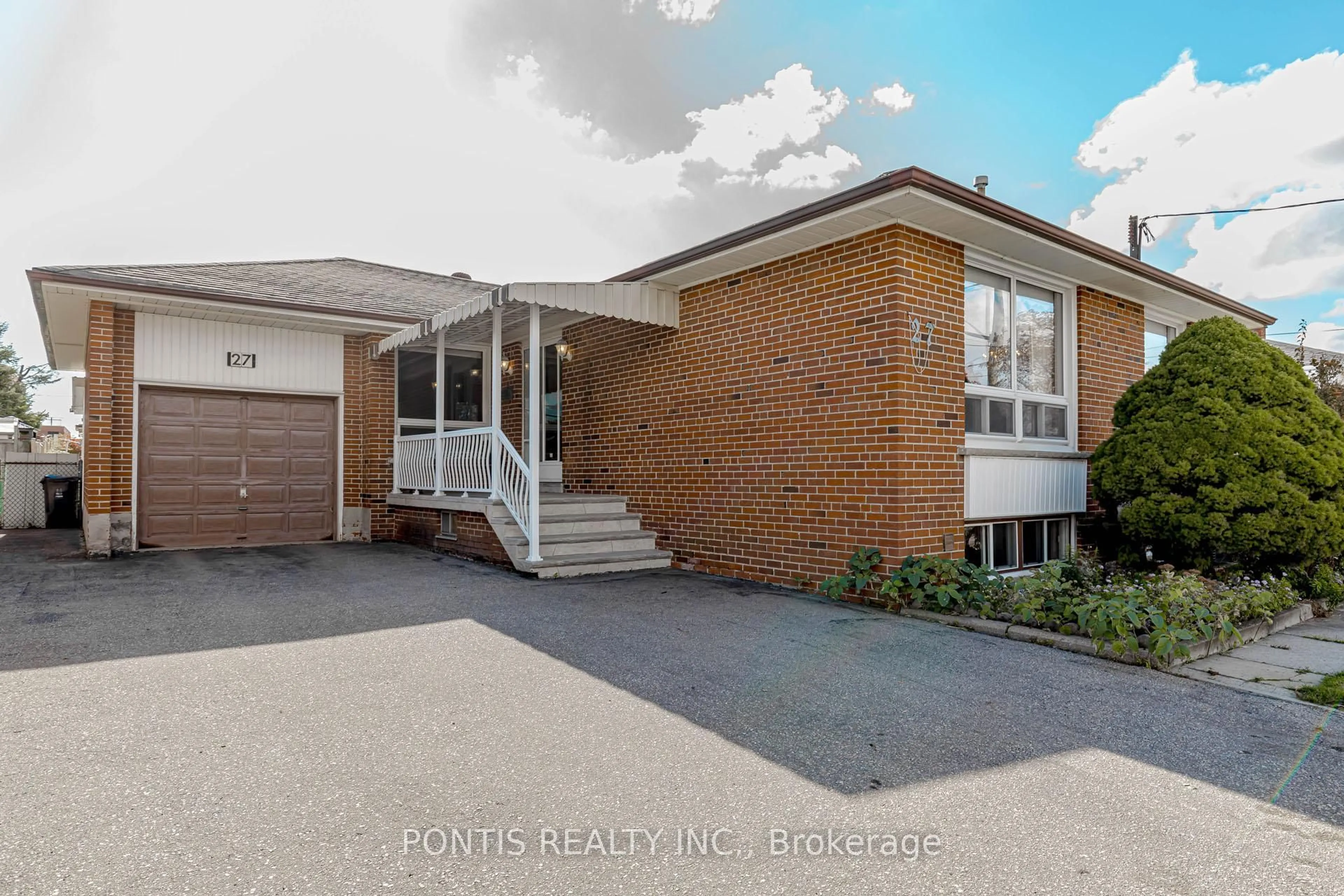 Home with brick exterior material, street for 27 DIANA Dr, Toronto Ontario M3M 2W2