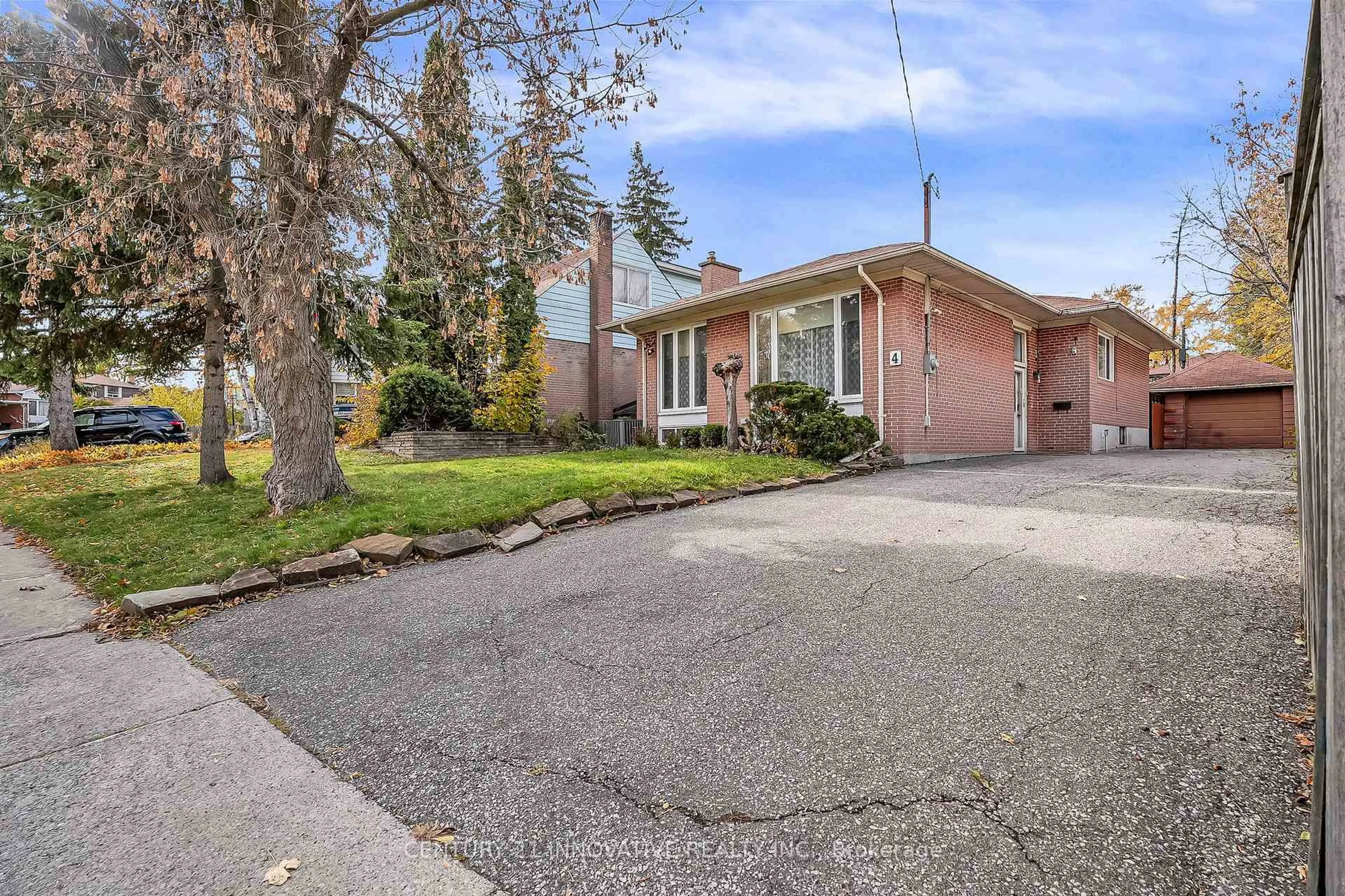 Home with brick exterior material, street for 4 Hallow Cres, Toronto Ontario M9W 2V9