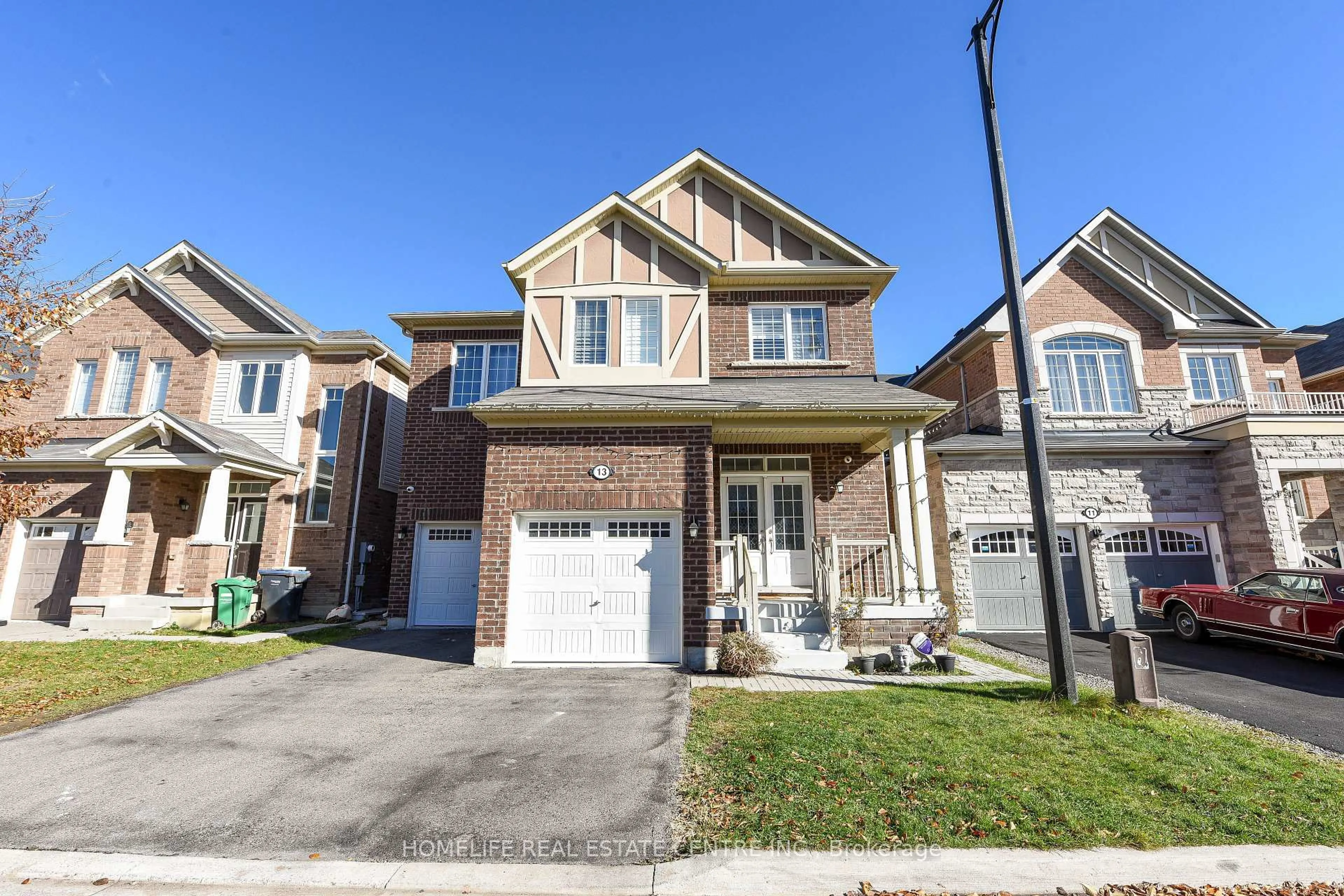 Home with brick exterior material, street for 13 Feeder St, Brampton Ontario L7A 4T7