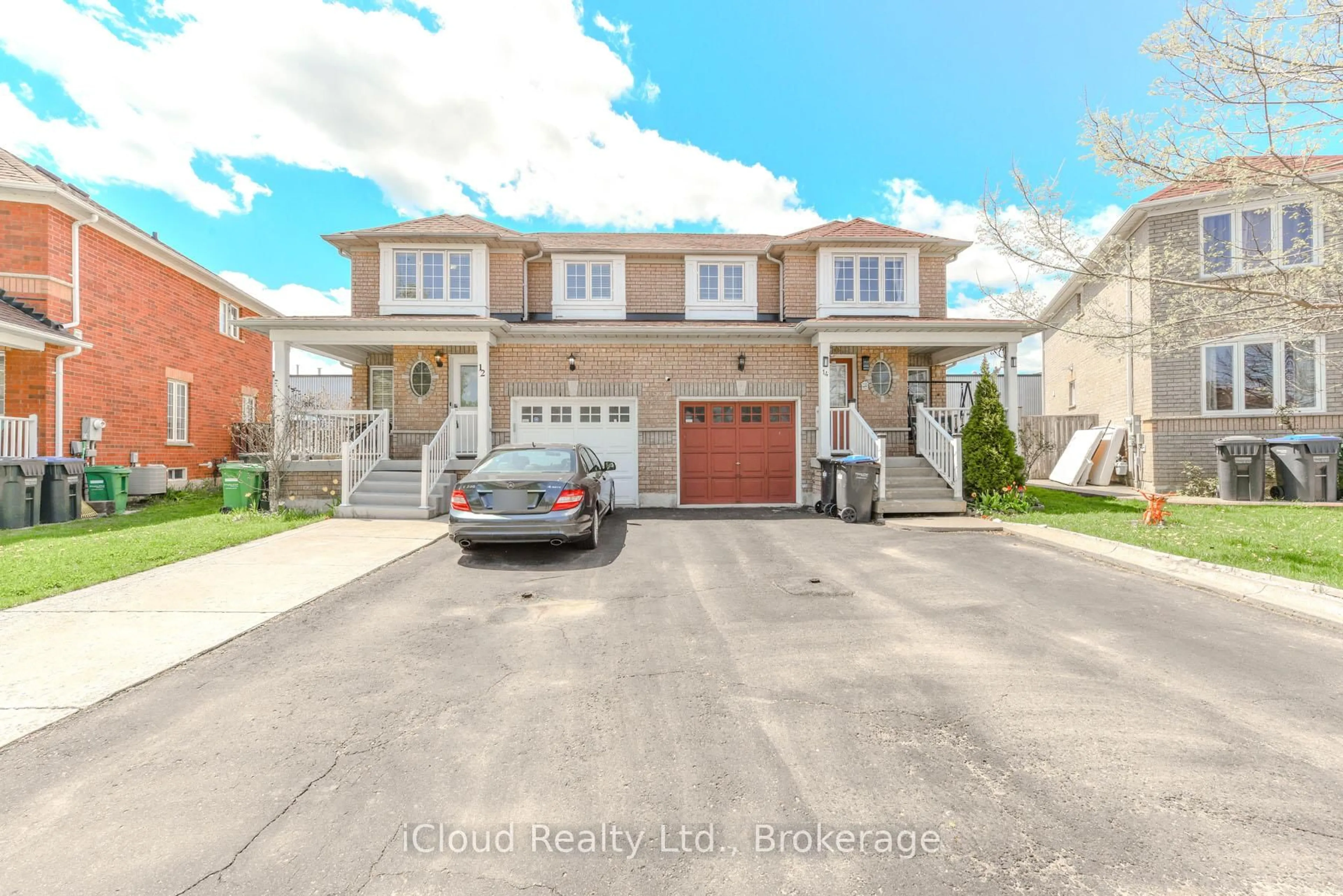 A pic from outside/outdoor area/front of a property/back of a property/a pic from drone, street for 12 Bramcedar Cres, Brampton Ontario L7A 1T1