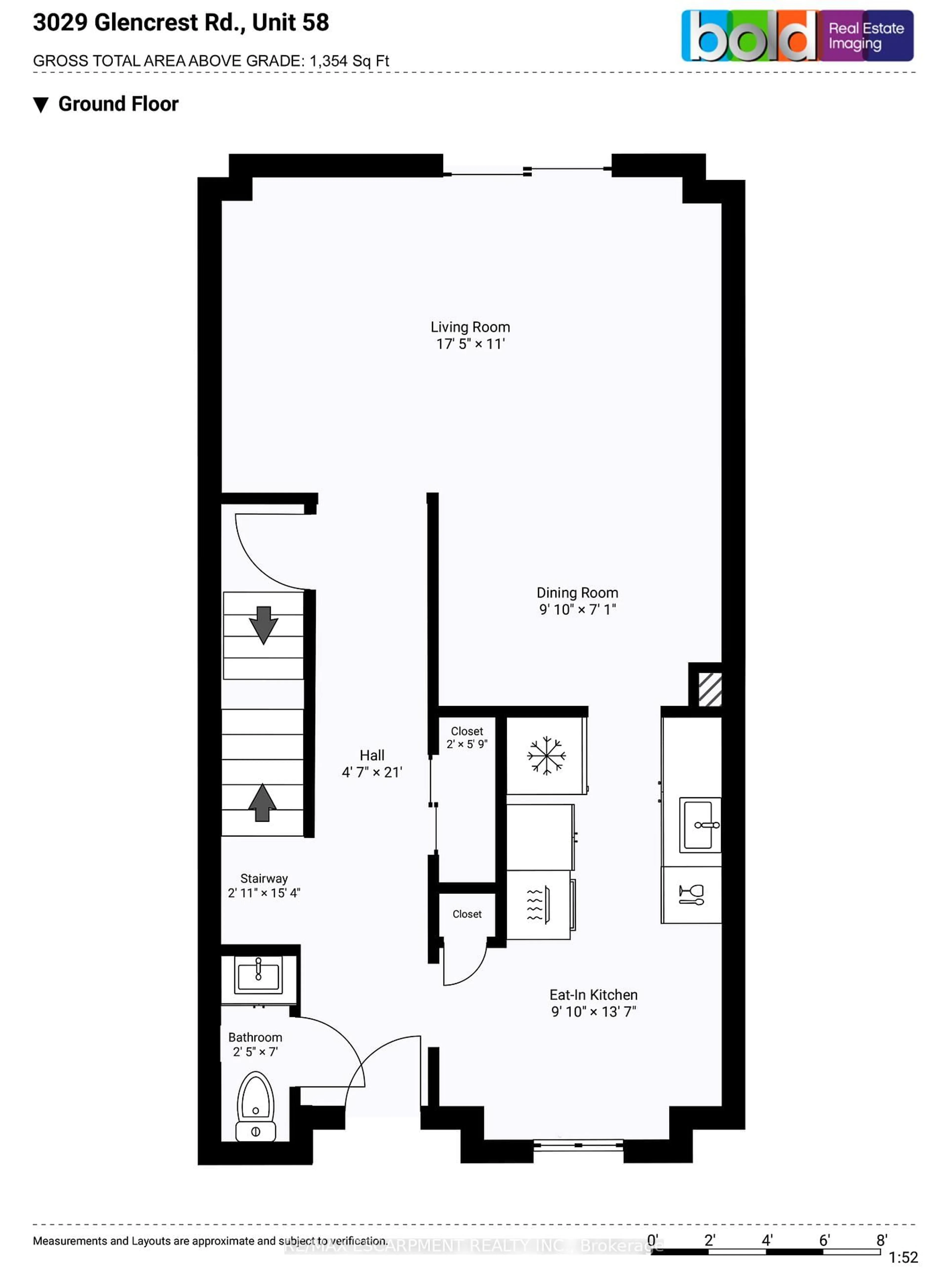 Floor plan for 3029 Glencrest Rd #58, Burlington Ontario L7N 3K1