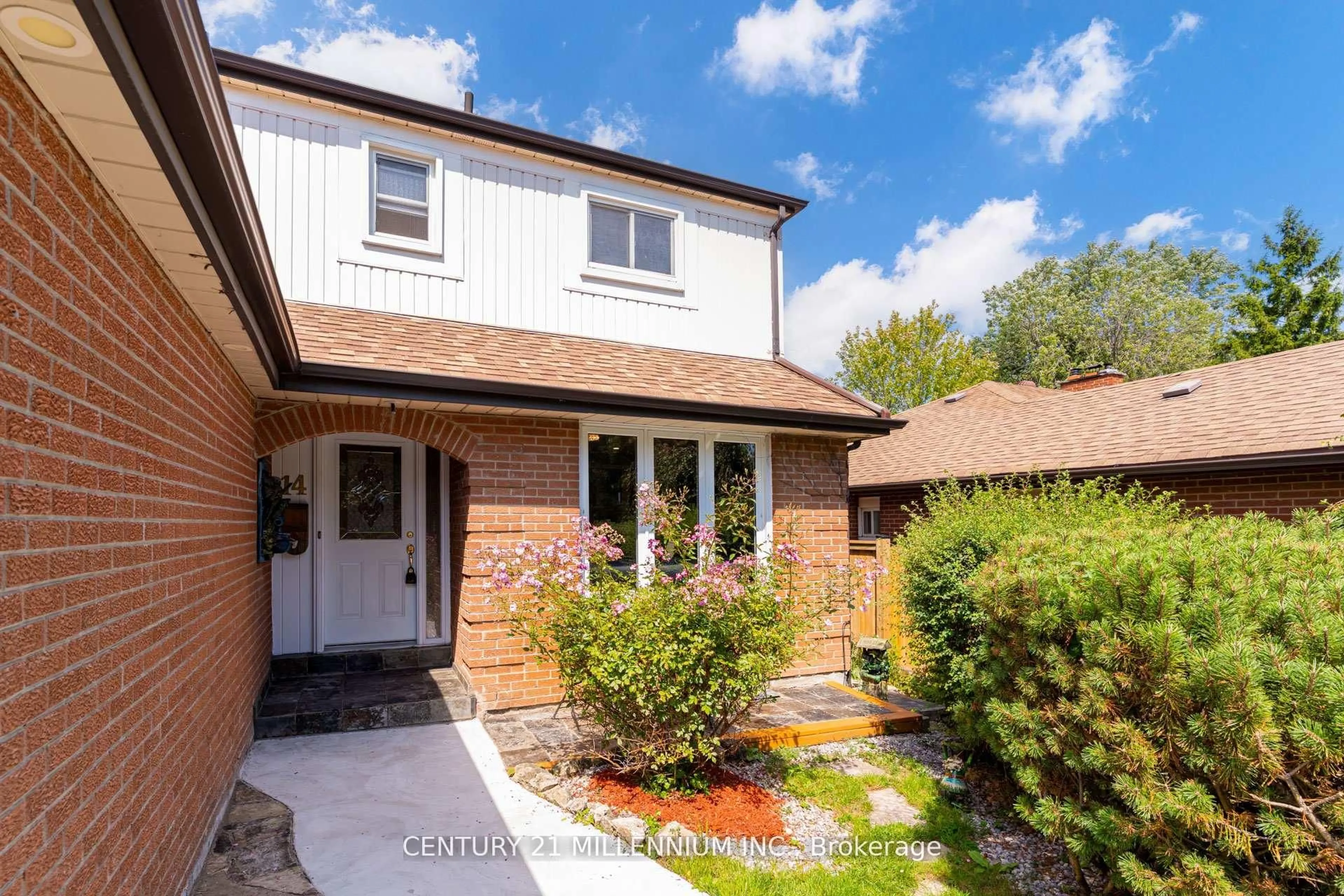 Home with brick exterior material, street for 14 Milford Cres, Brampton Ontario L6S 3E4