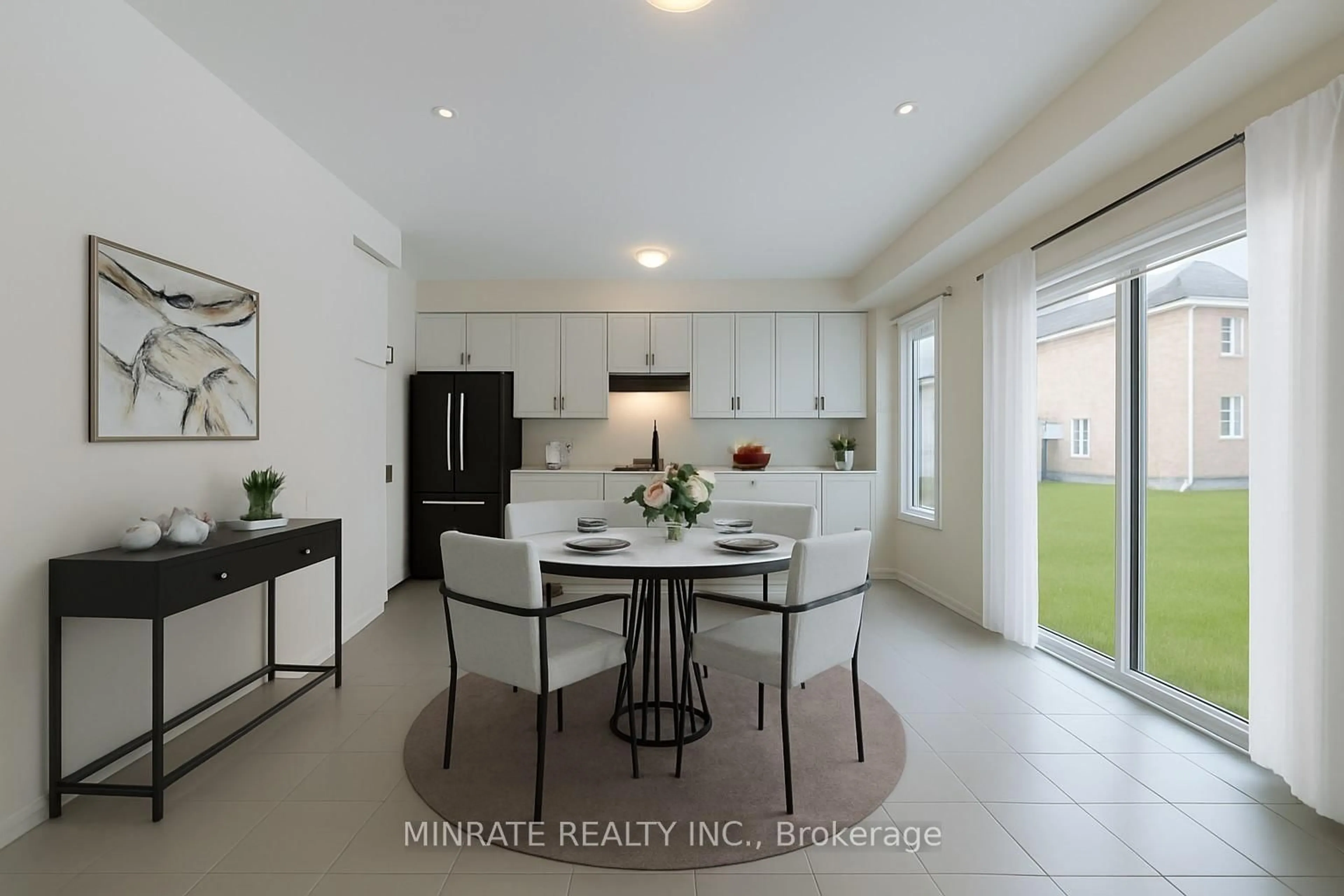 Open concept kitchen, ceramic/tile floor for 3945 Lodi Rd, Burlington Ontario L7M 0Z6