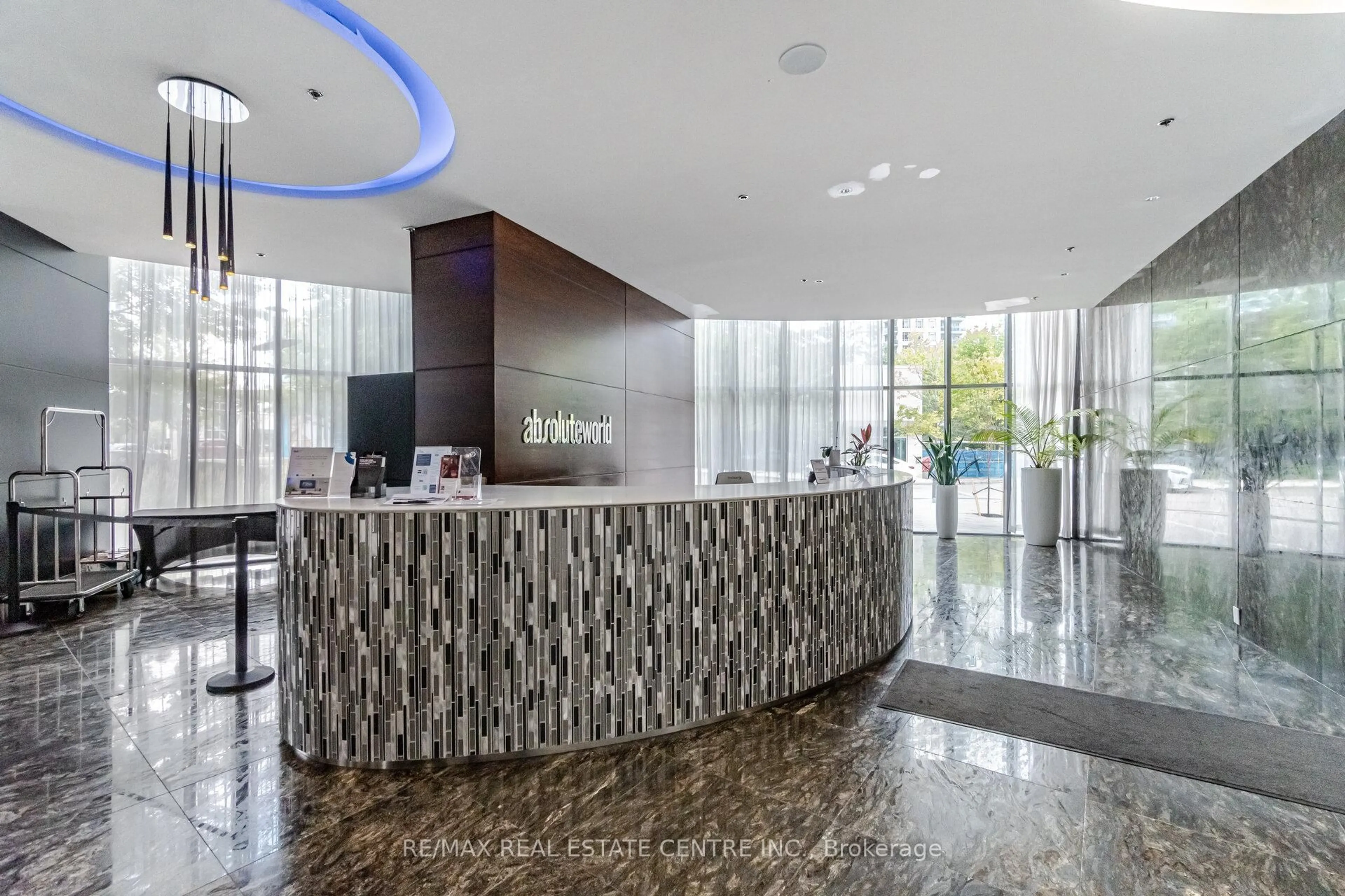 Lobby for 50 Absolute Ave #3905, Mississauga Ontario L4Z 0A8