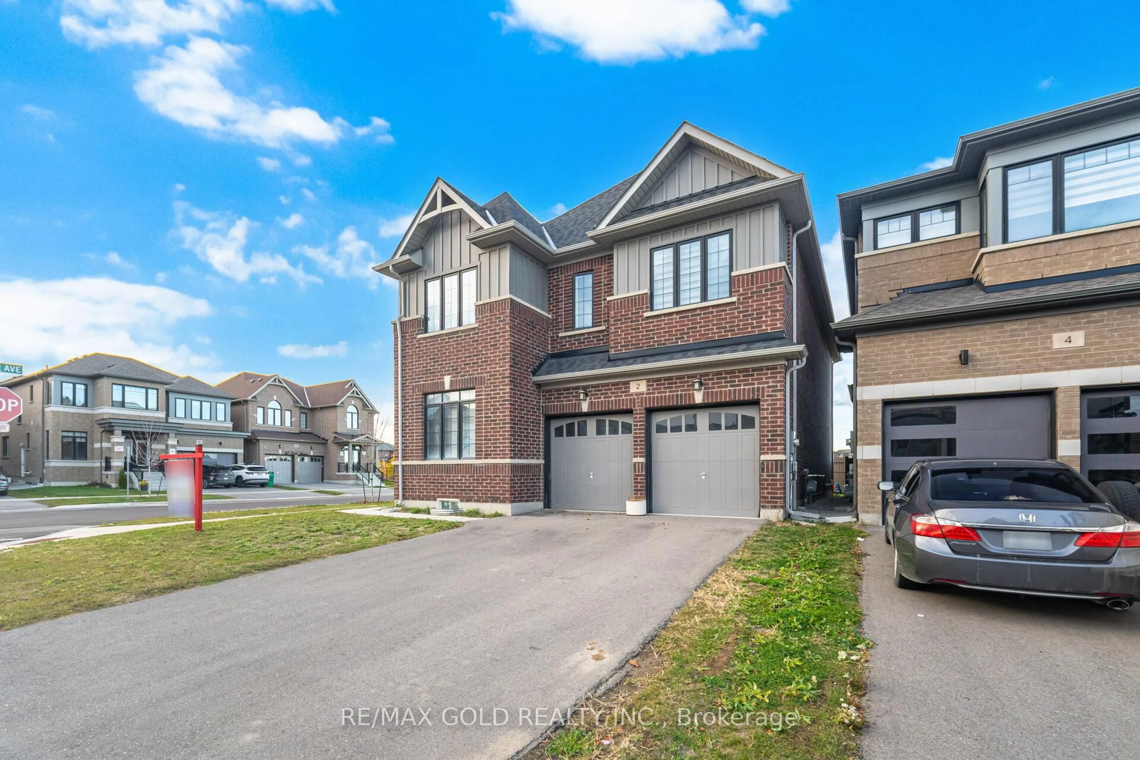 Home with brick exterior material, street for 2 Madawaska Rd, Caledon Ontario L7C 4J8