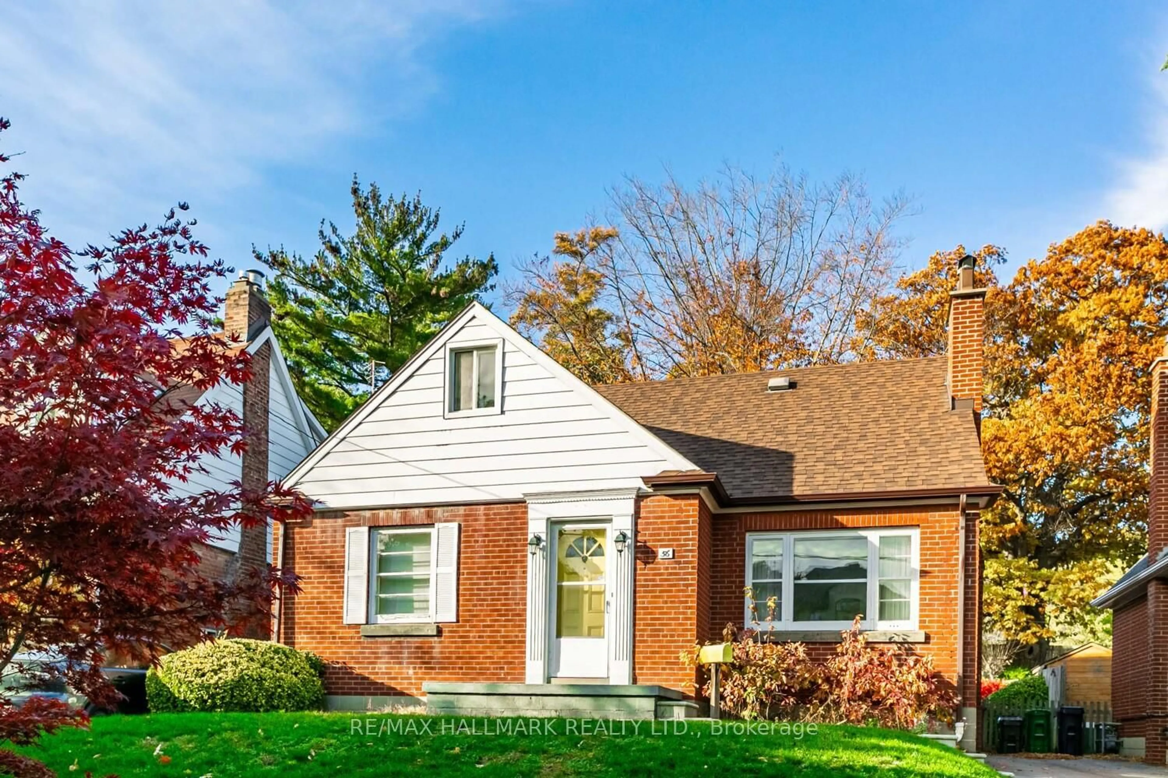 Home with brick exterior material, street for 56 Delroy Dr, Toronto Ontario M8Y 1N2