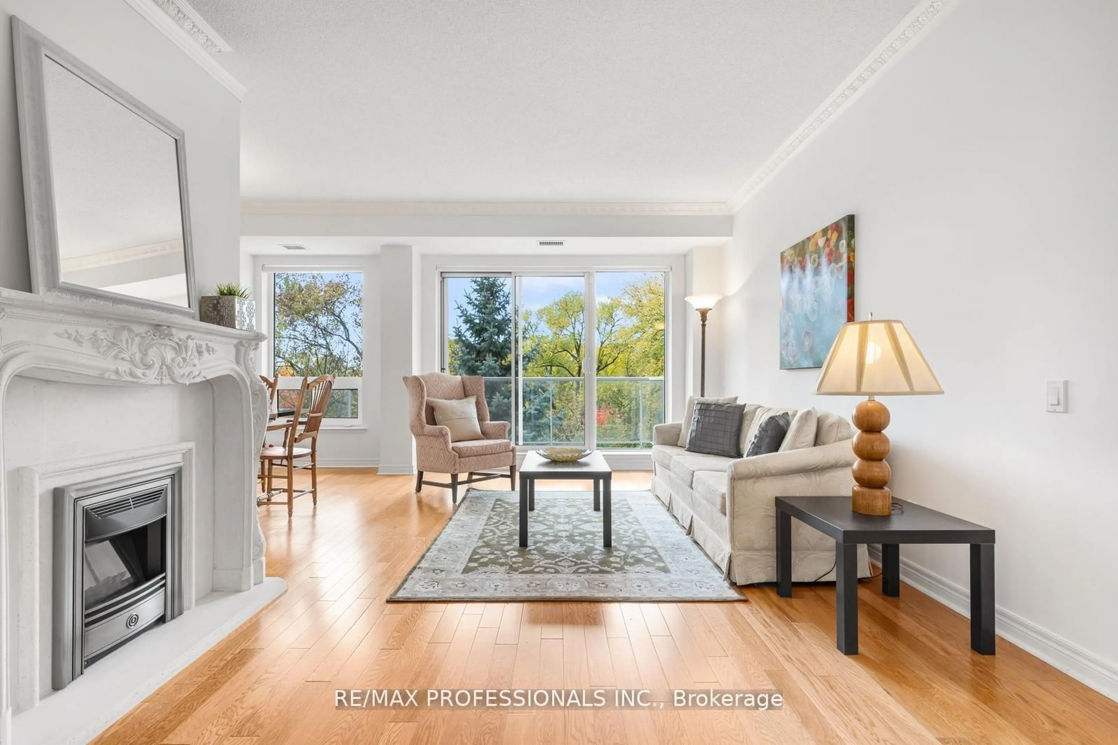 Living room with furniture, unknown for 350 Mill Rd #211, Toronto Ontario M9C 5R7