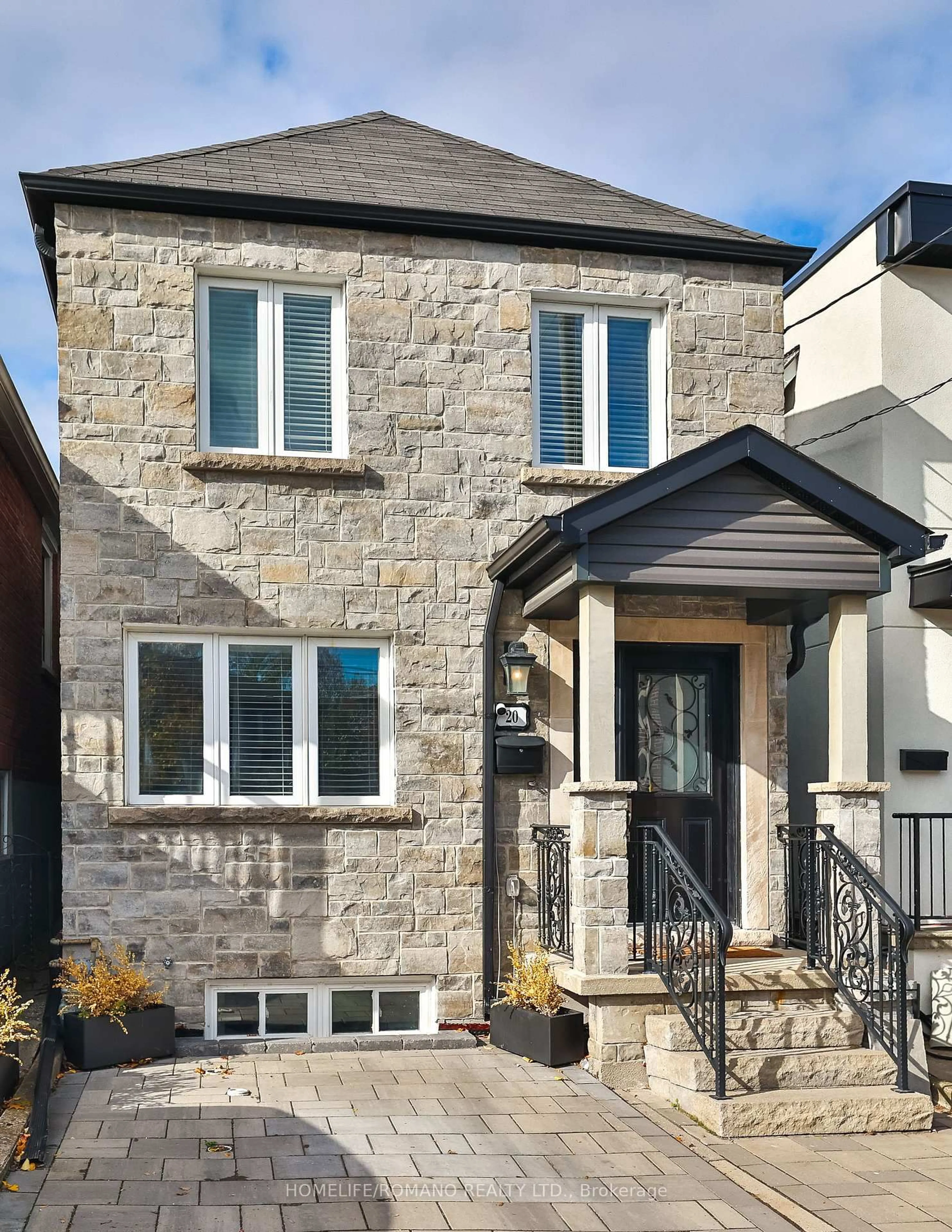 Home with brick exterior material, street for 20 Harlton Cres, Toronto Ontario M6M 1L1