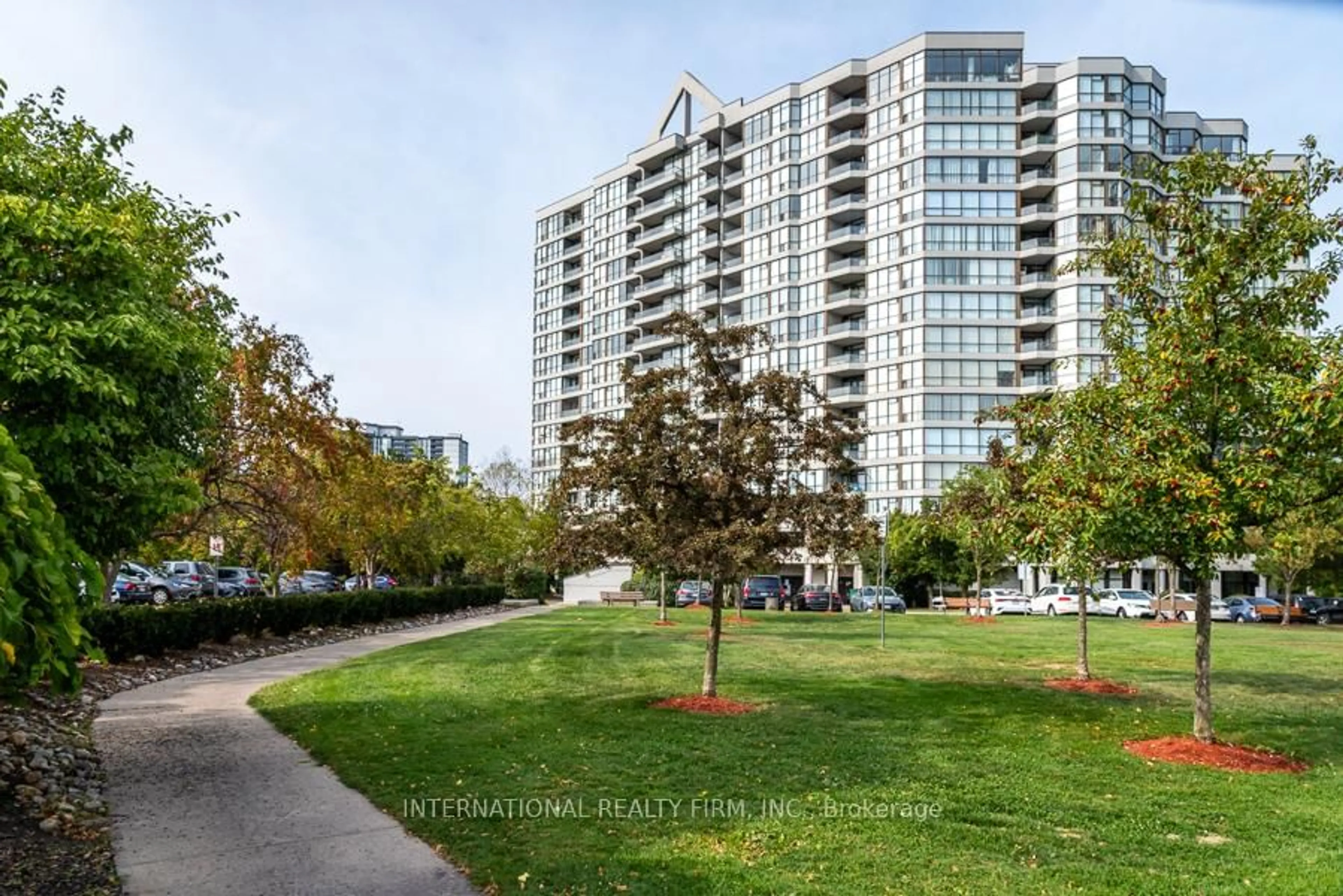 A pic from outside/outdoor area/front of a property/back of a property/a pic from drone, unknown for 1 Rowntree Rd Rd #306, Toronto Ontario M9V 5G7