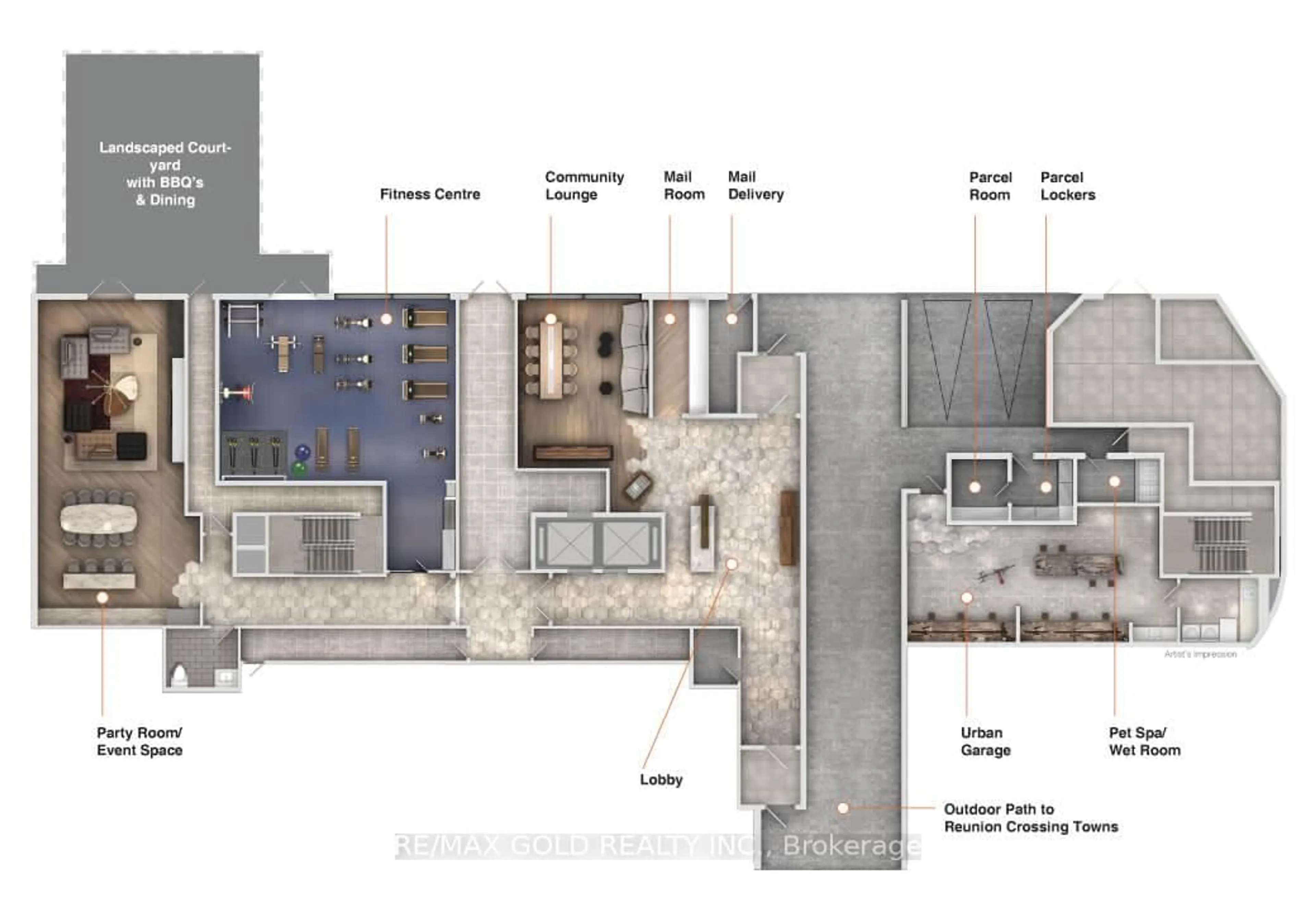 Floor plan for 1808 St.Clair Ave #405, Toronto Ontario M6N 0C1