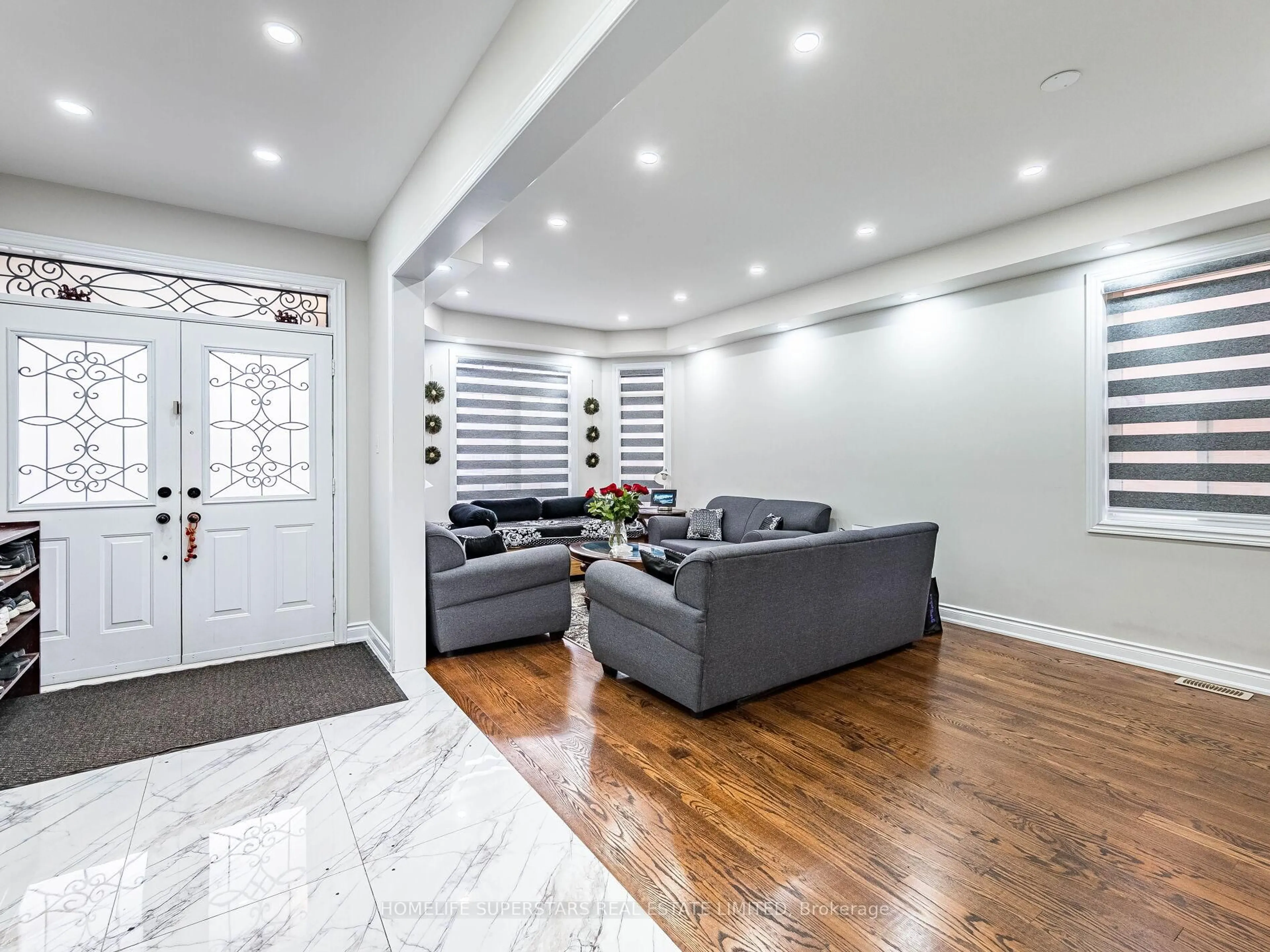 Living room with furniture, unknown for 13 Wallaby Way, Brampton Ontario L6R 3G1