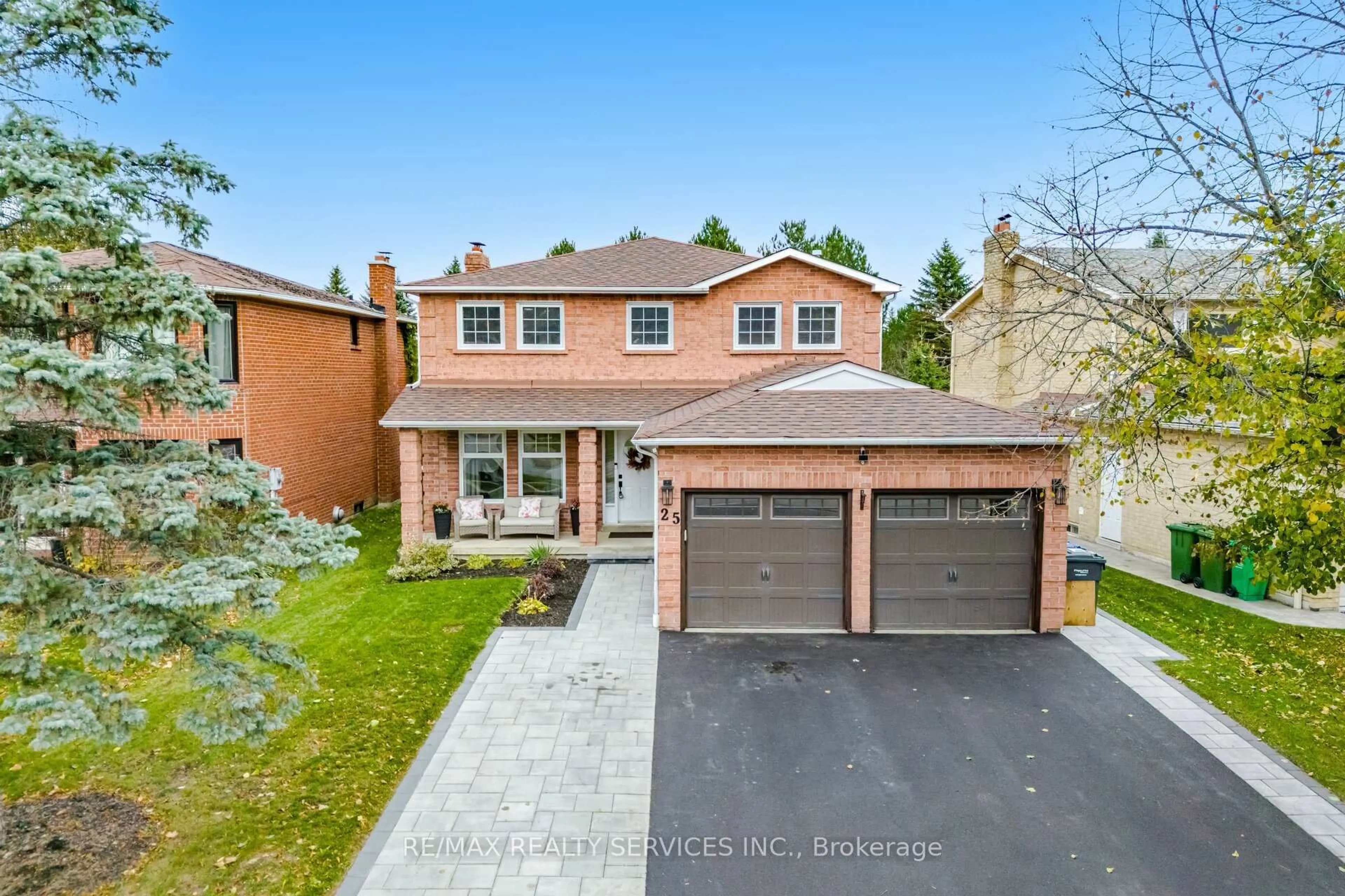 Home with brick exterior material, street for 25 Deer Valley Dr, Caledon Ontario L7E 2E3