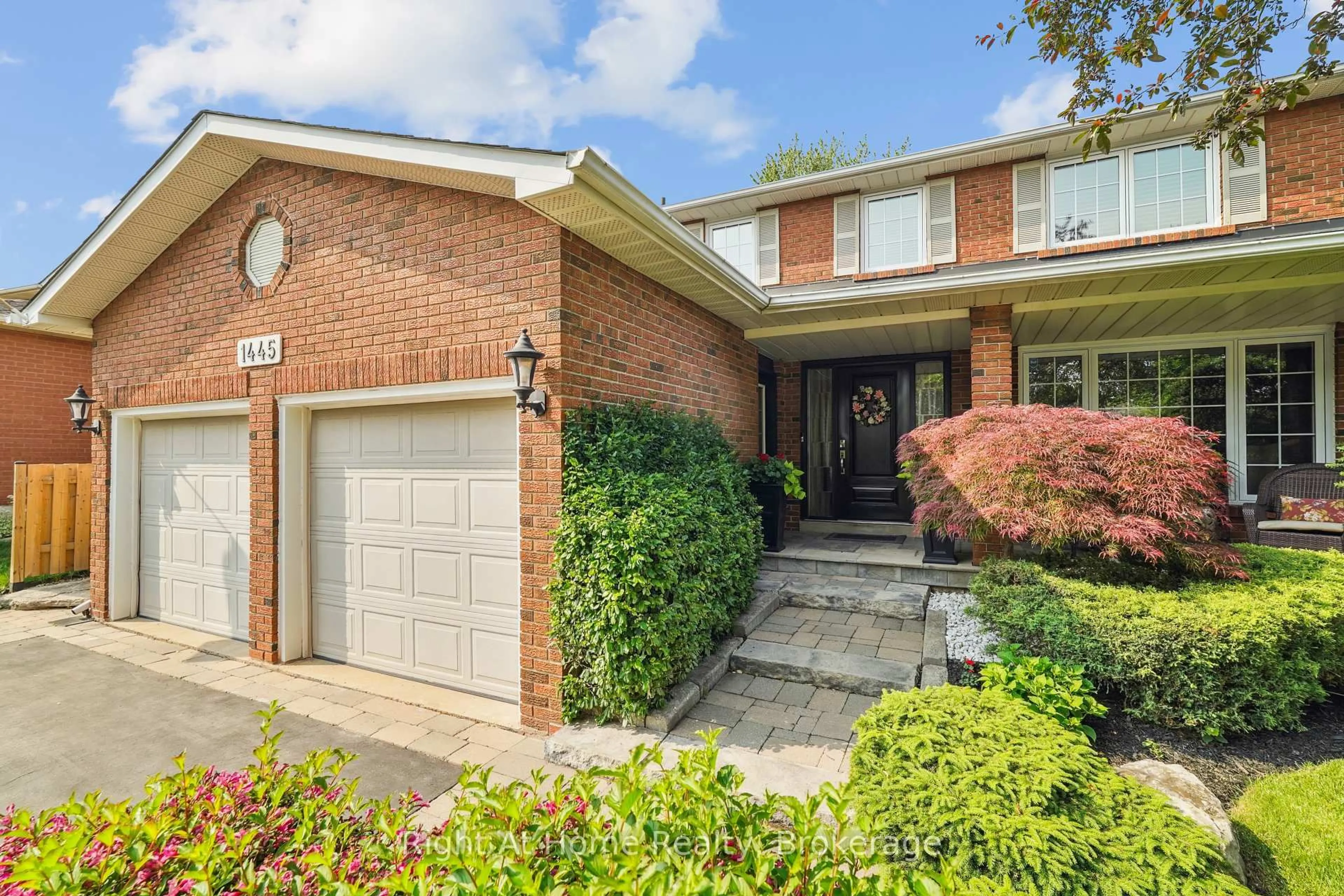Home with brick exterior material, street for 1445 Golden Meadow Tr, Oakville Ontario L6H 3G9