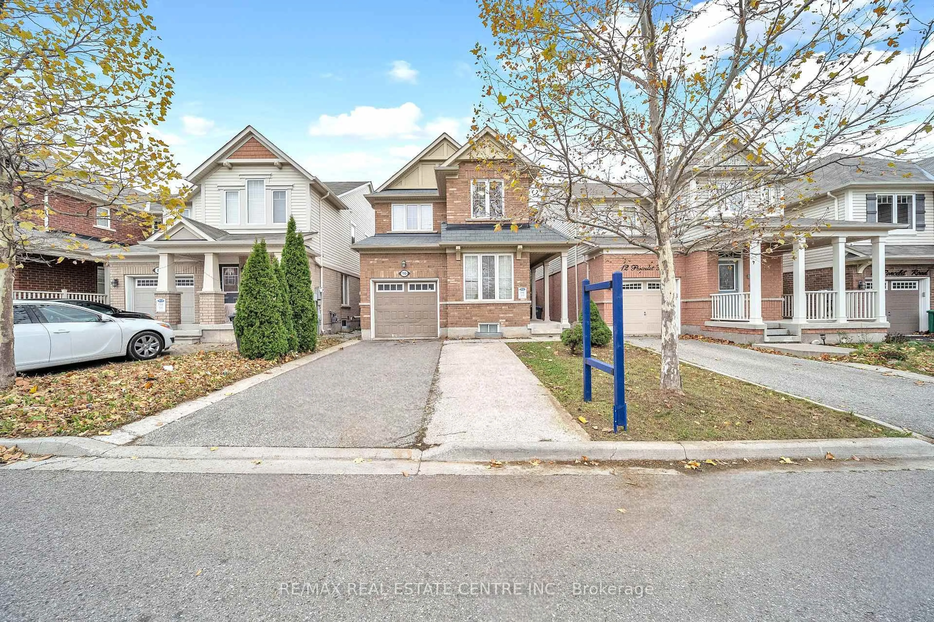 Home with brick exterior material, street for 10 Poncelet Rd, Brampton Ontario L7A 0V5