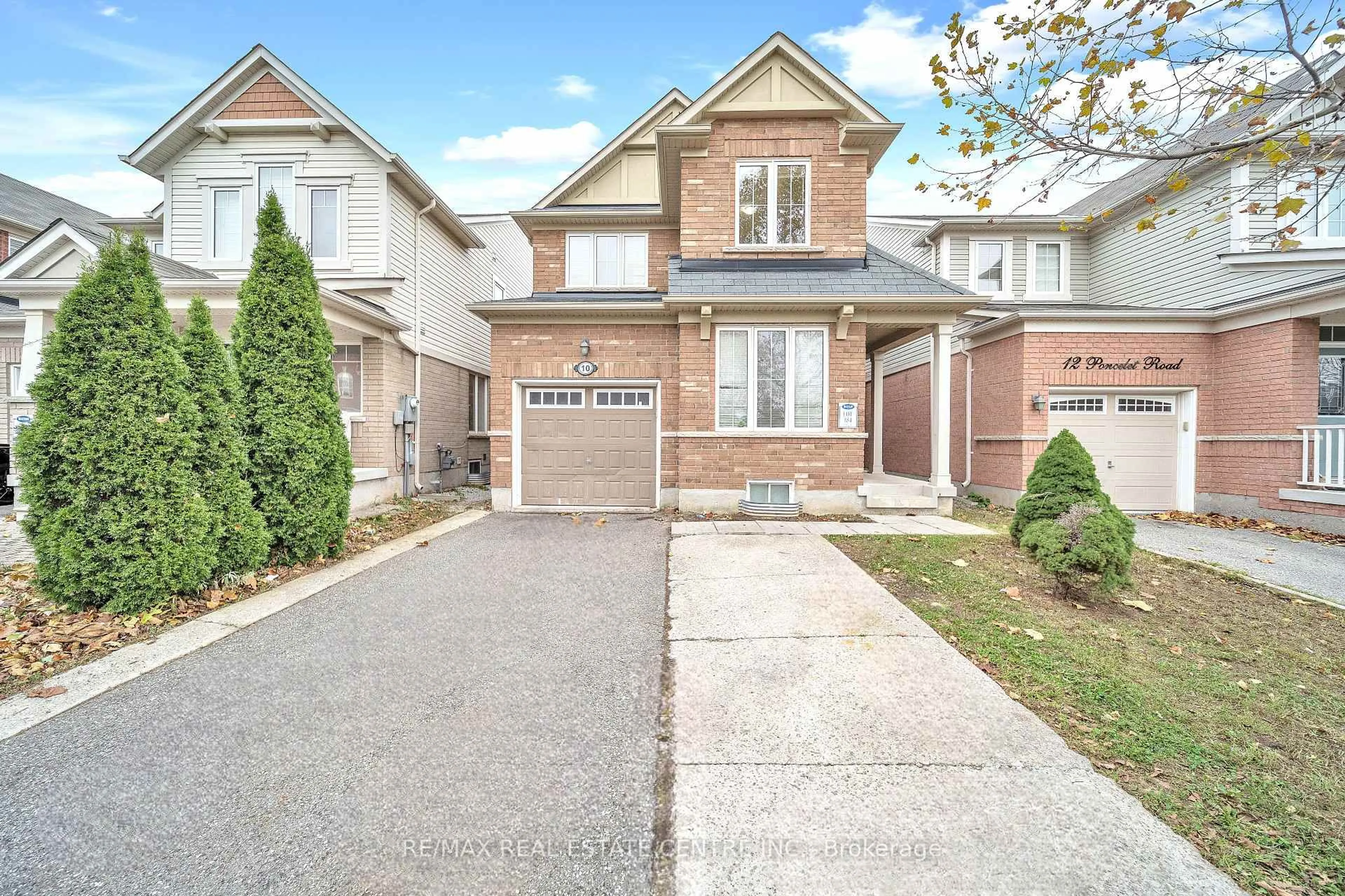 Home with brick exterior material, street for 10 Poncelet Rd, Brampton Ontario L7A 0V5