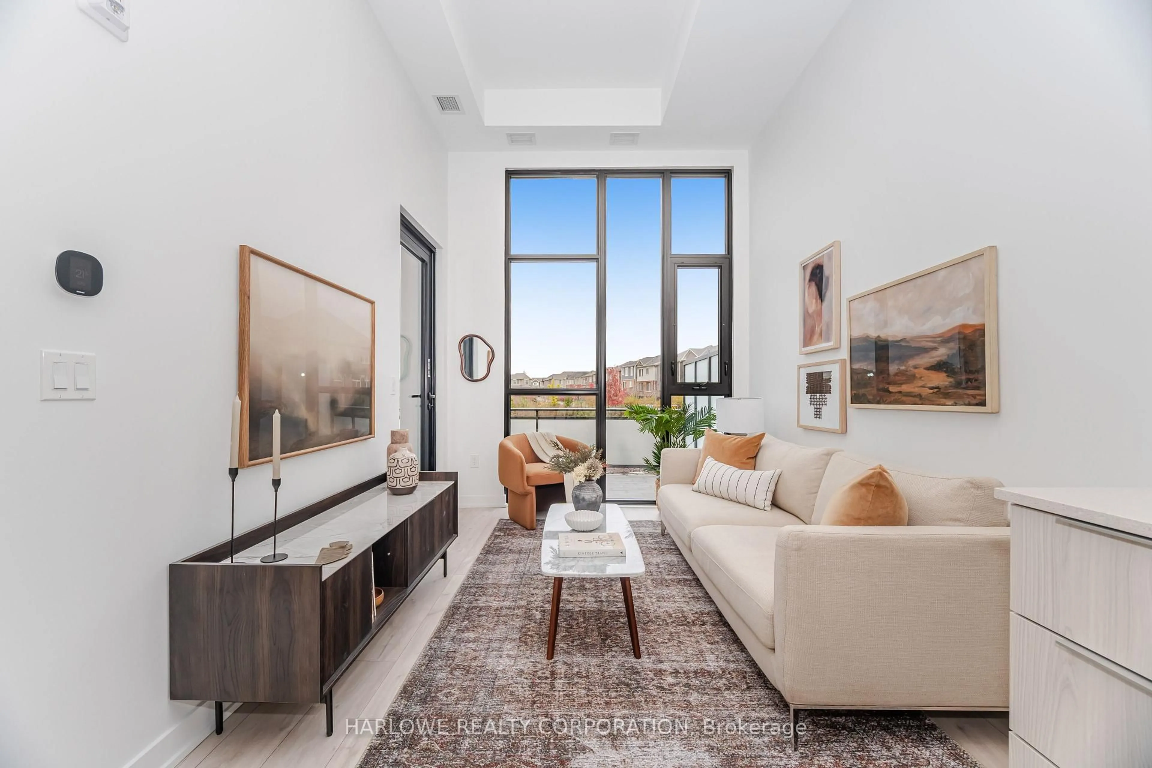 Living room with furniture, unknown for 720 Whitlock Ave #112, Milton Ontario L9E 2B5