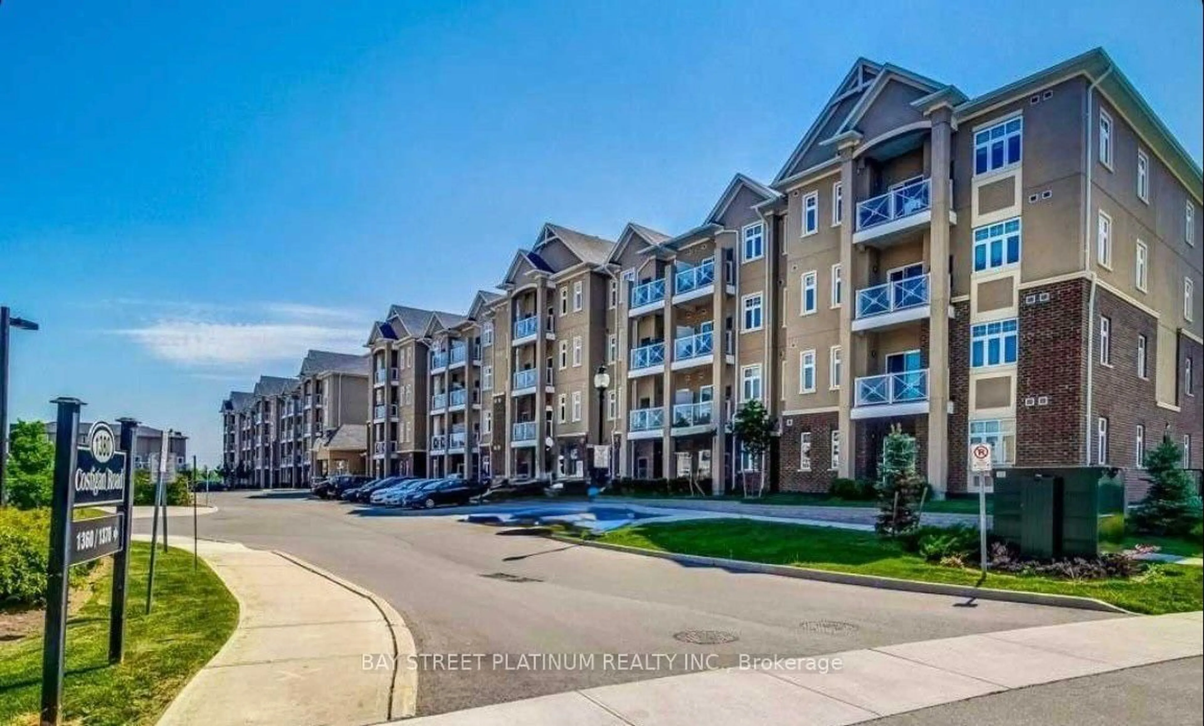 A pic from outside/outdoor area/front of a property/back of a property/a pic from drone, street for 313-1360 COSTIGAN RD Rd #313, Milton Ontario L9T 8X6