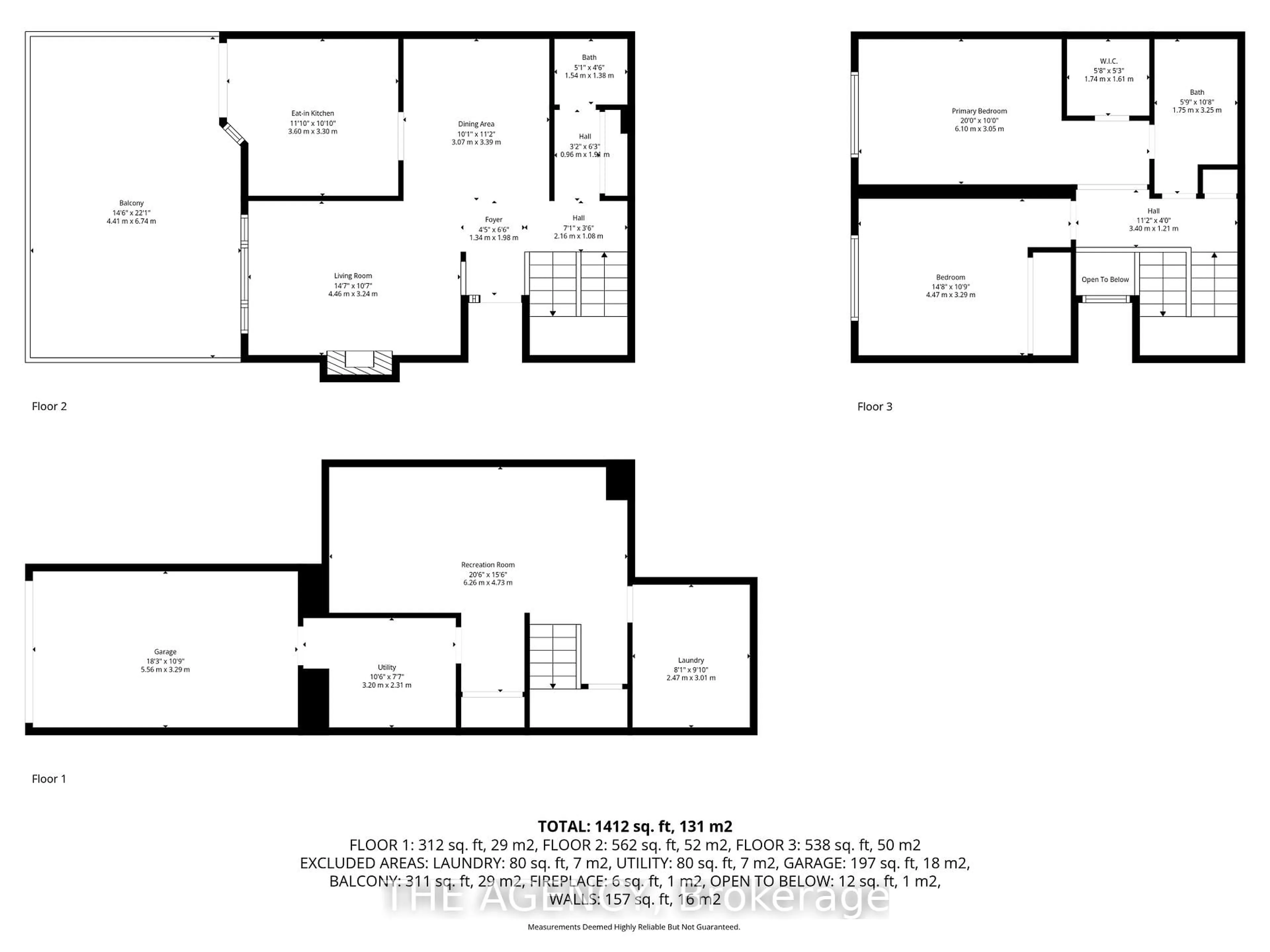 Floor plan for 1509 Upper Middle Rd #4, Burlington Ontario L7P 4M5