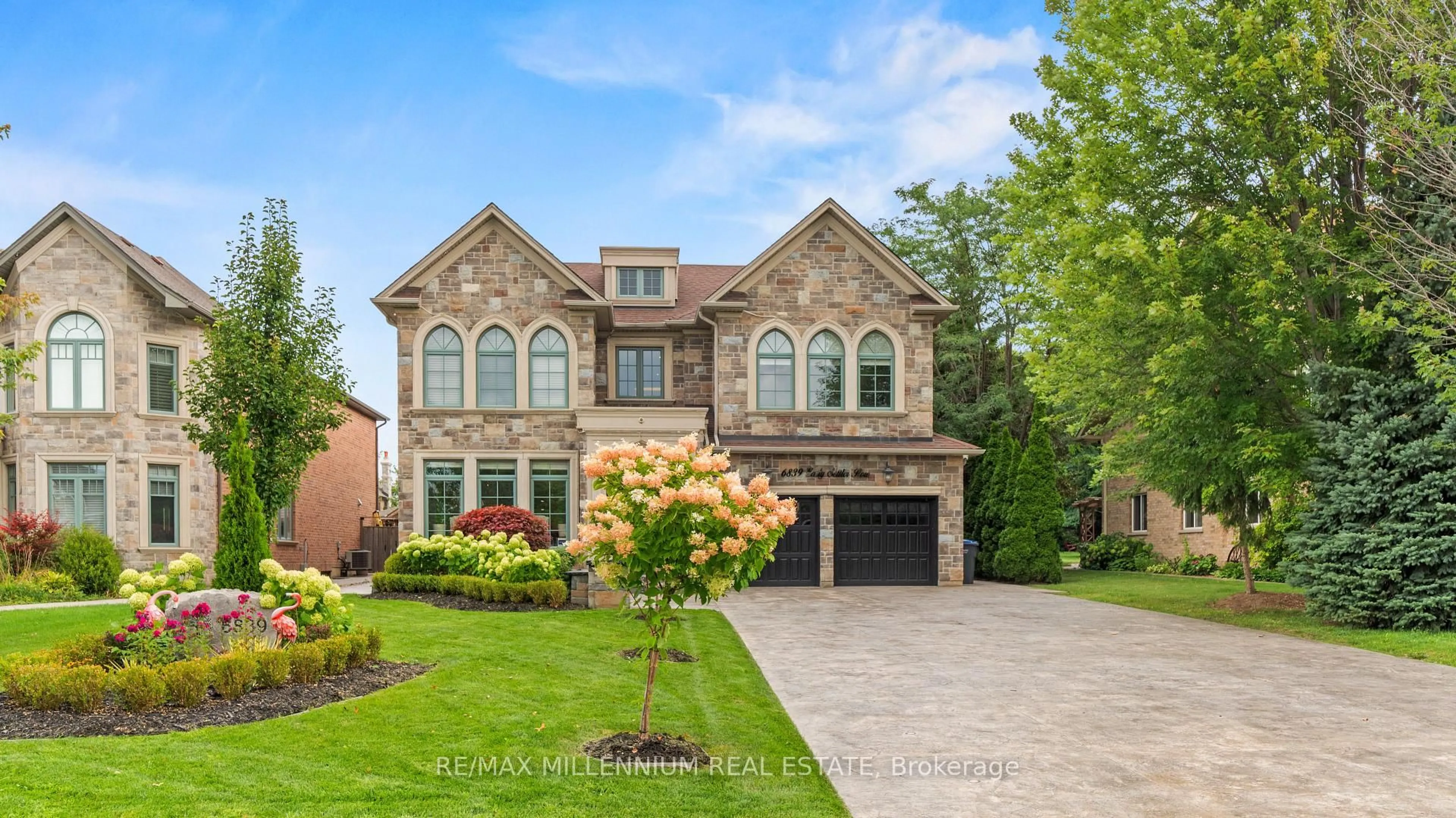 Home with brick exterior material, street for 6839 Early Settler Row, Mississauga Ontario L5W 1J5