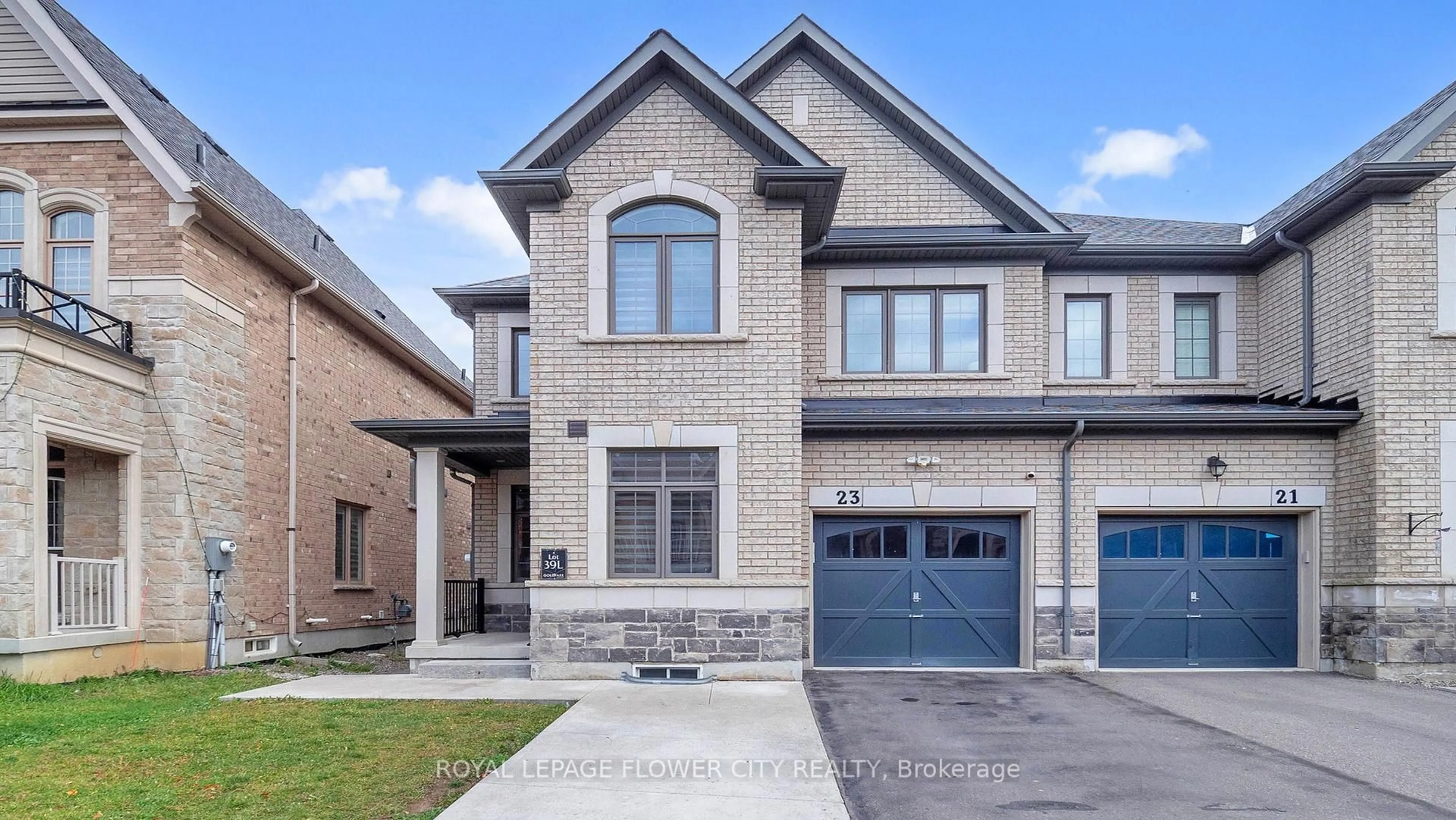 Home with brick exterior material, street for 23 Faders Dr, Brampton Ontario L7A 4Y2