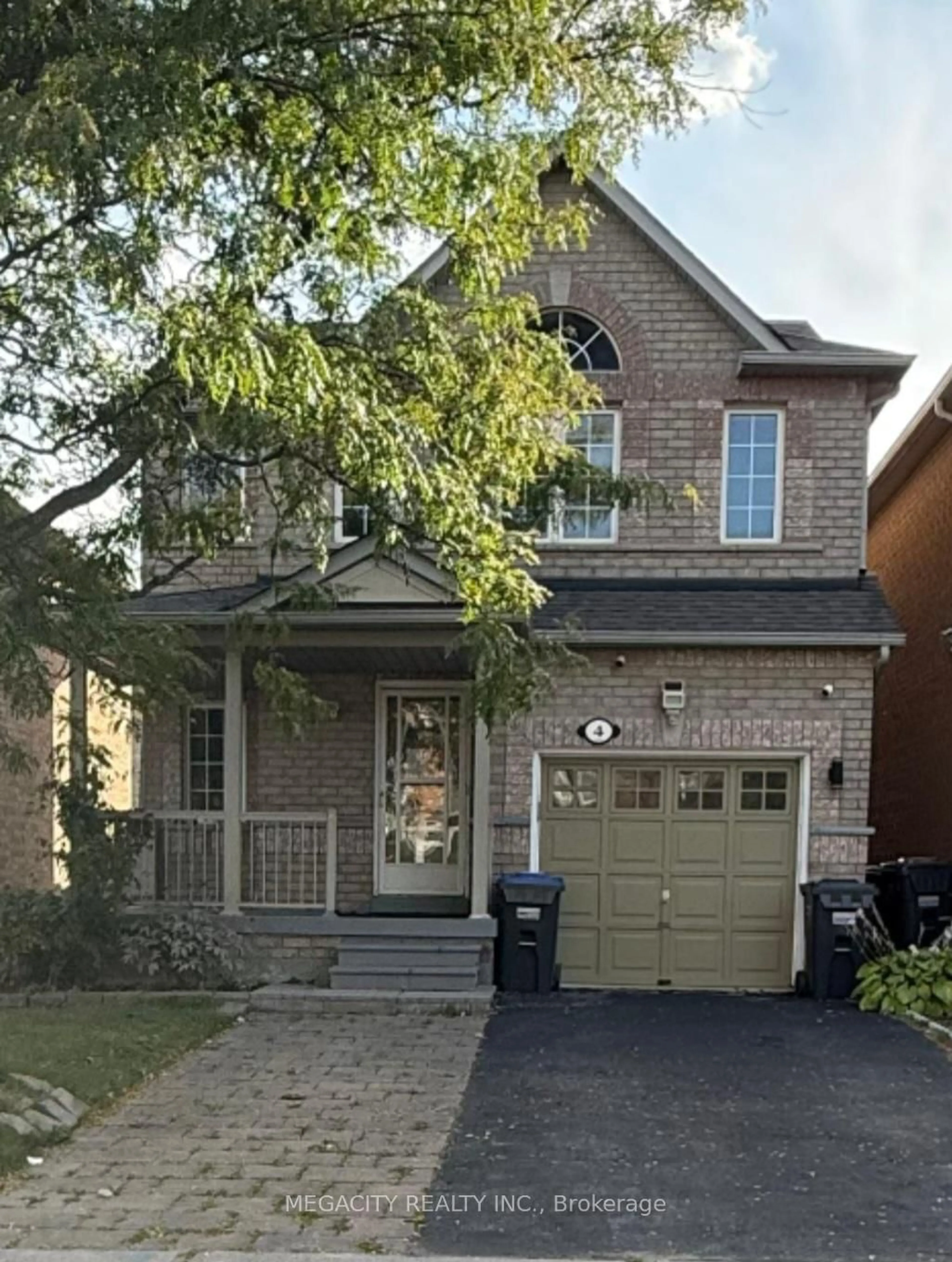 Home with brick exterior material, street for 4 Slessor Lane, Brampton Ontario L6P 1M3