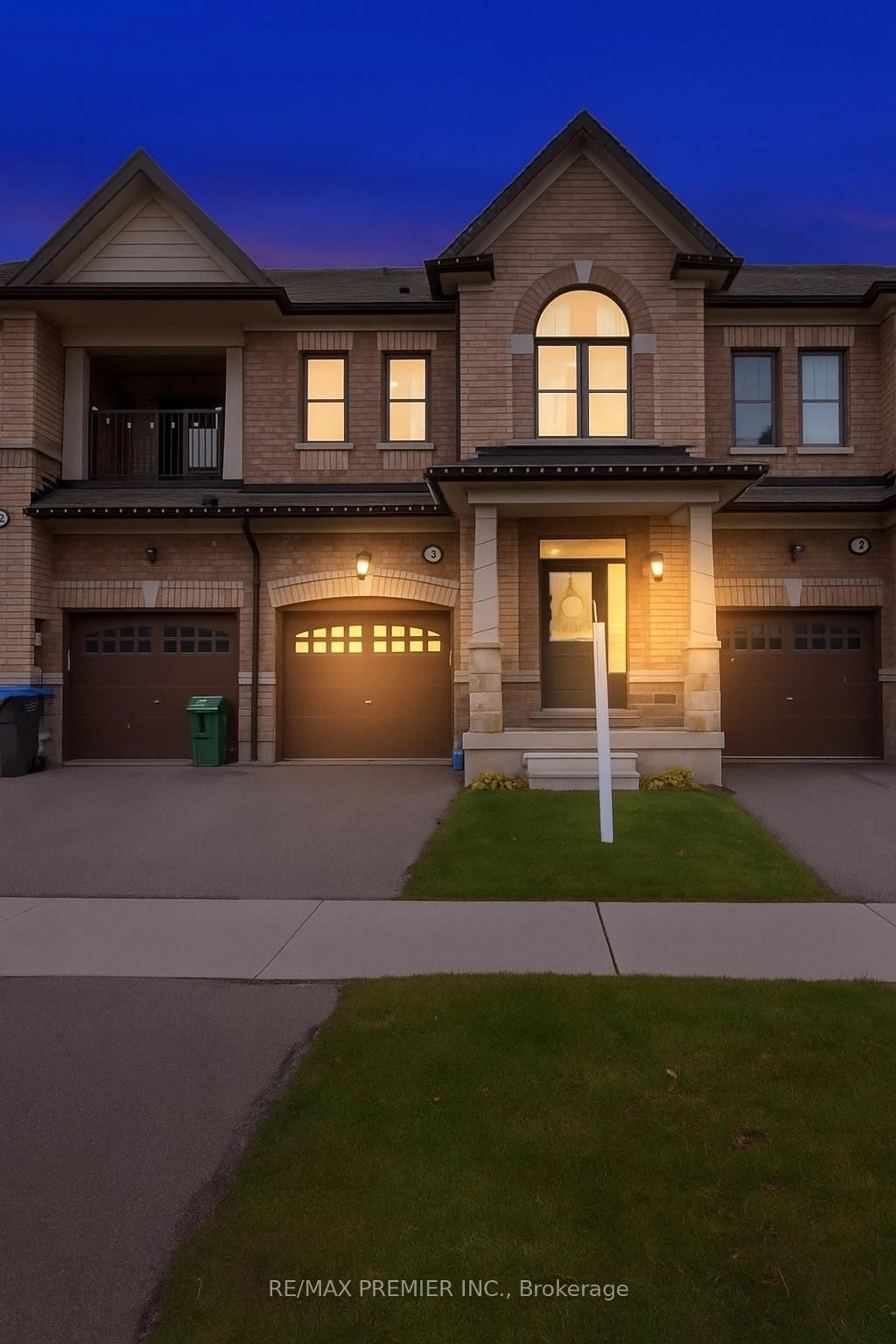 Home with brick exterior material, street for 66 True Blue Cres, Caledon Ontario L7E 4K7