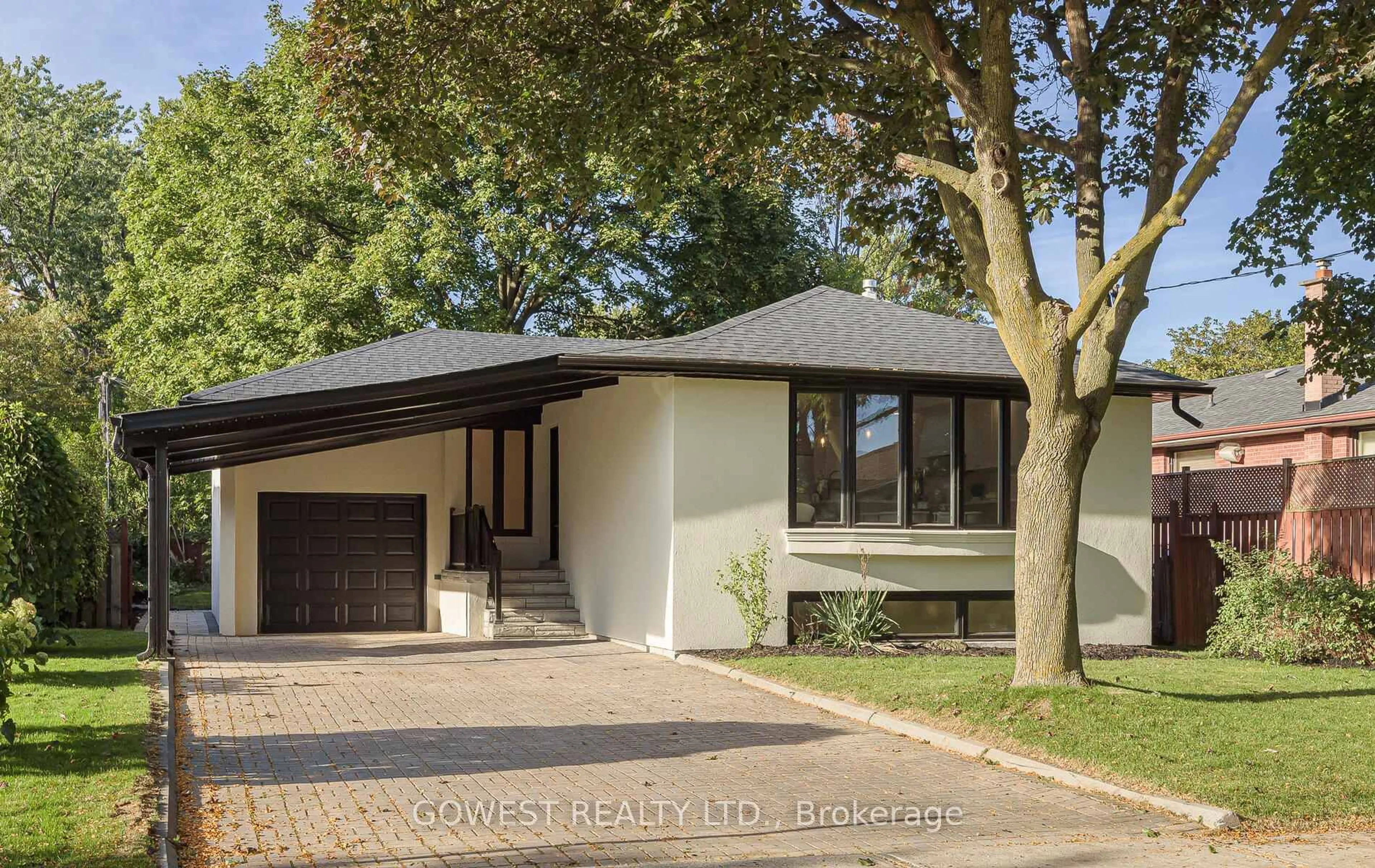 Home with vinyl exterior material, street for 27 Hollister Rd, Toronto Ontario M9C 4M6