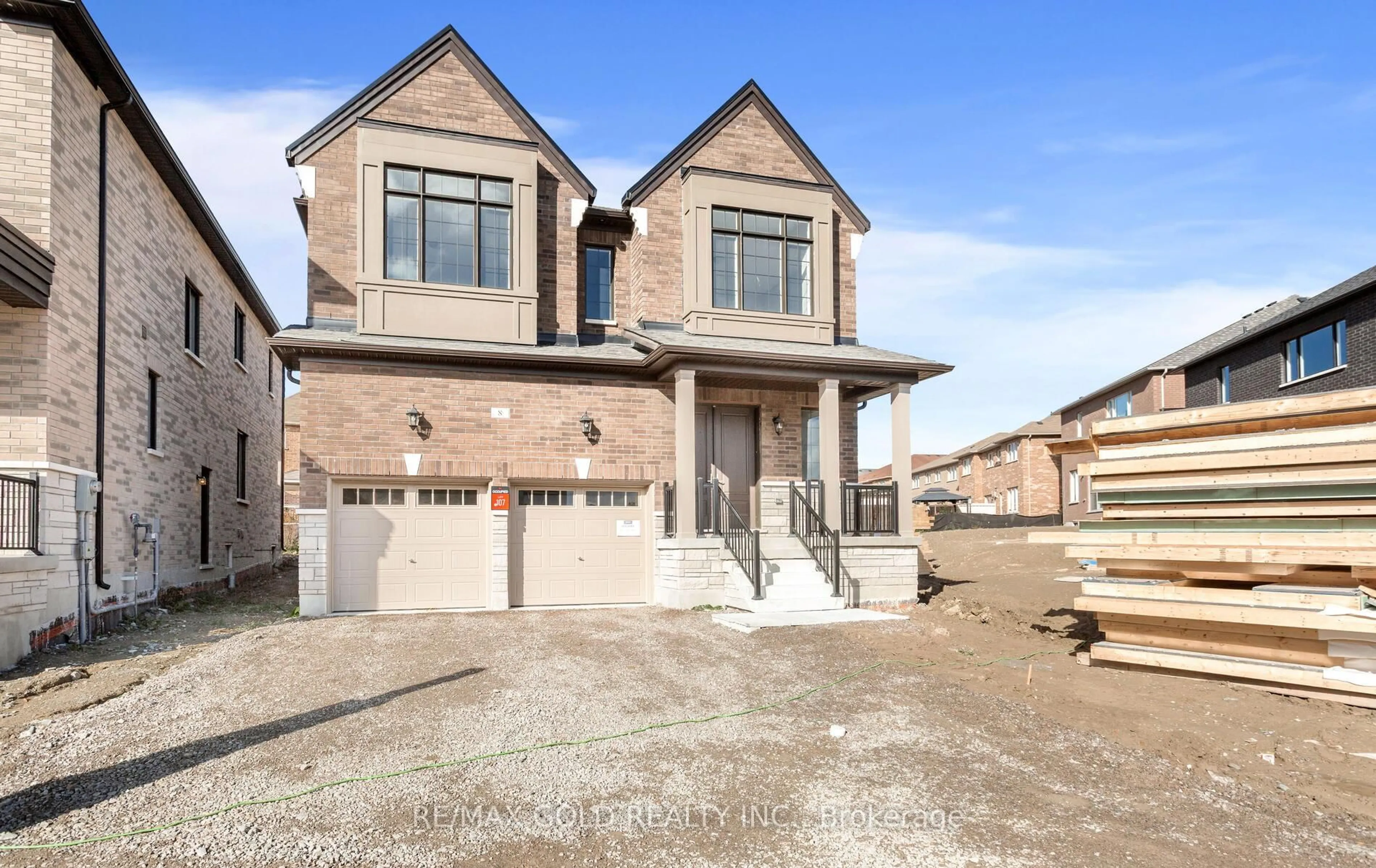 Home with brick exterior material, street for 8 Boswell Dr, Brampton Ontario L6P 4R7