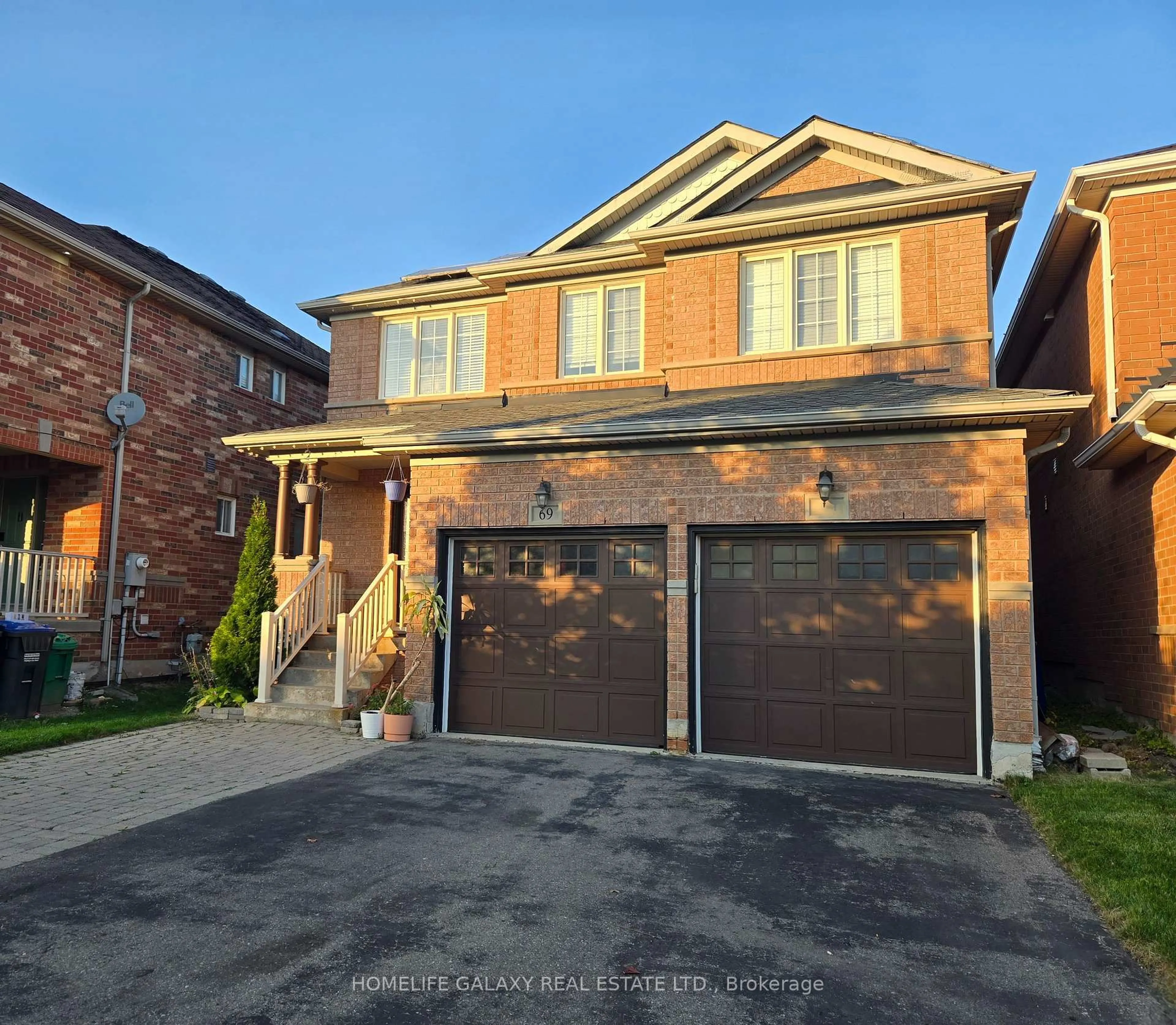 Home with brick exterior material, street for 69 Crown Victoria Dr, Brampton Ontario L7A 3X1