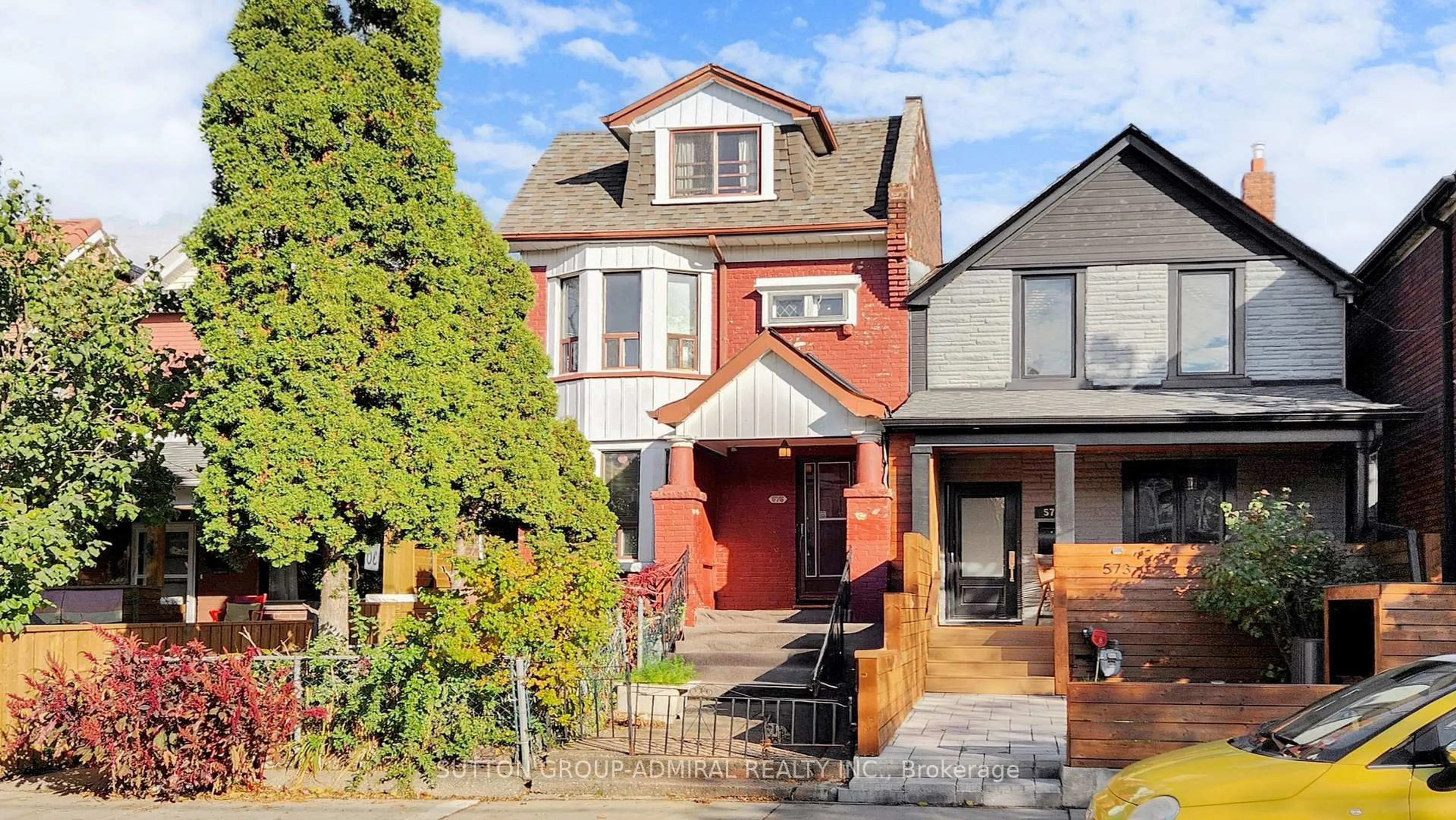 Home with brick exterior material, street for 575 St Clarens Ave, Toronto Ontario M6H 3W8