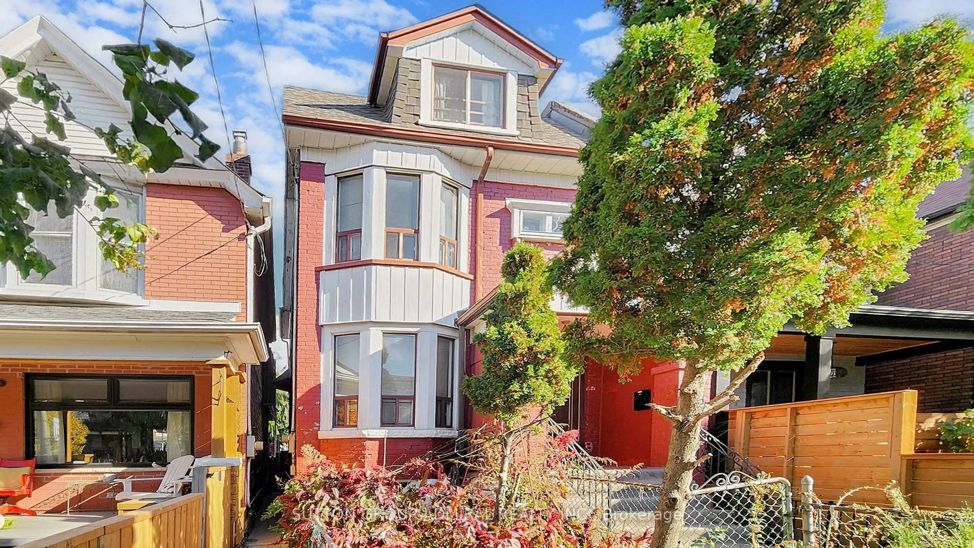 Home with brick exterior material, street for 575 St Clarens Ave, Toronto Ontario M6H 3W8