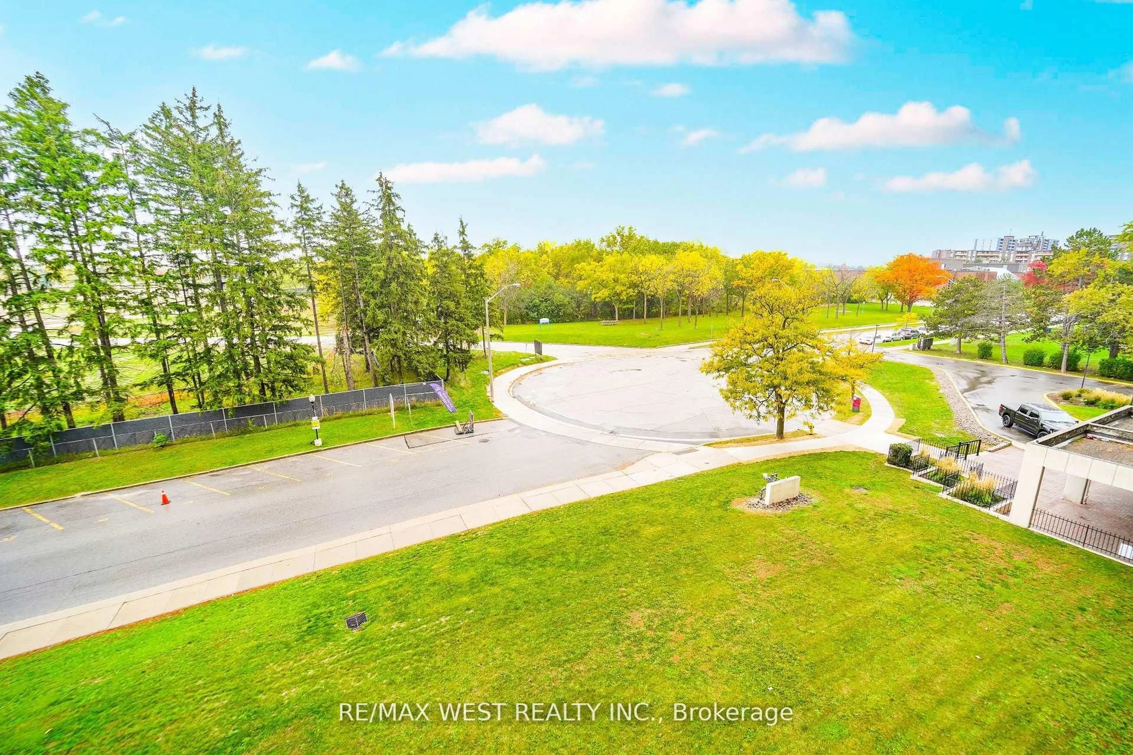 A pic from outside/outdoor area/front of a property/back of a property/a pic from drone, water/lake/river/ocean view for 40 Panorama Crt #408, Toronto Ontario M9V 4M1