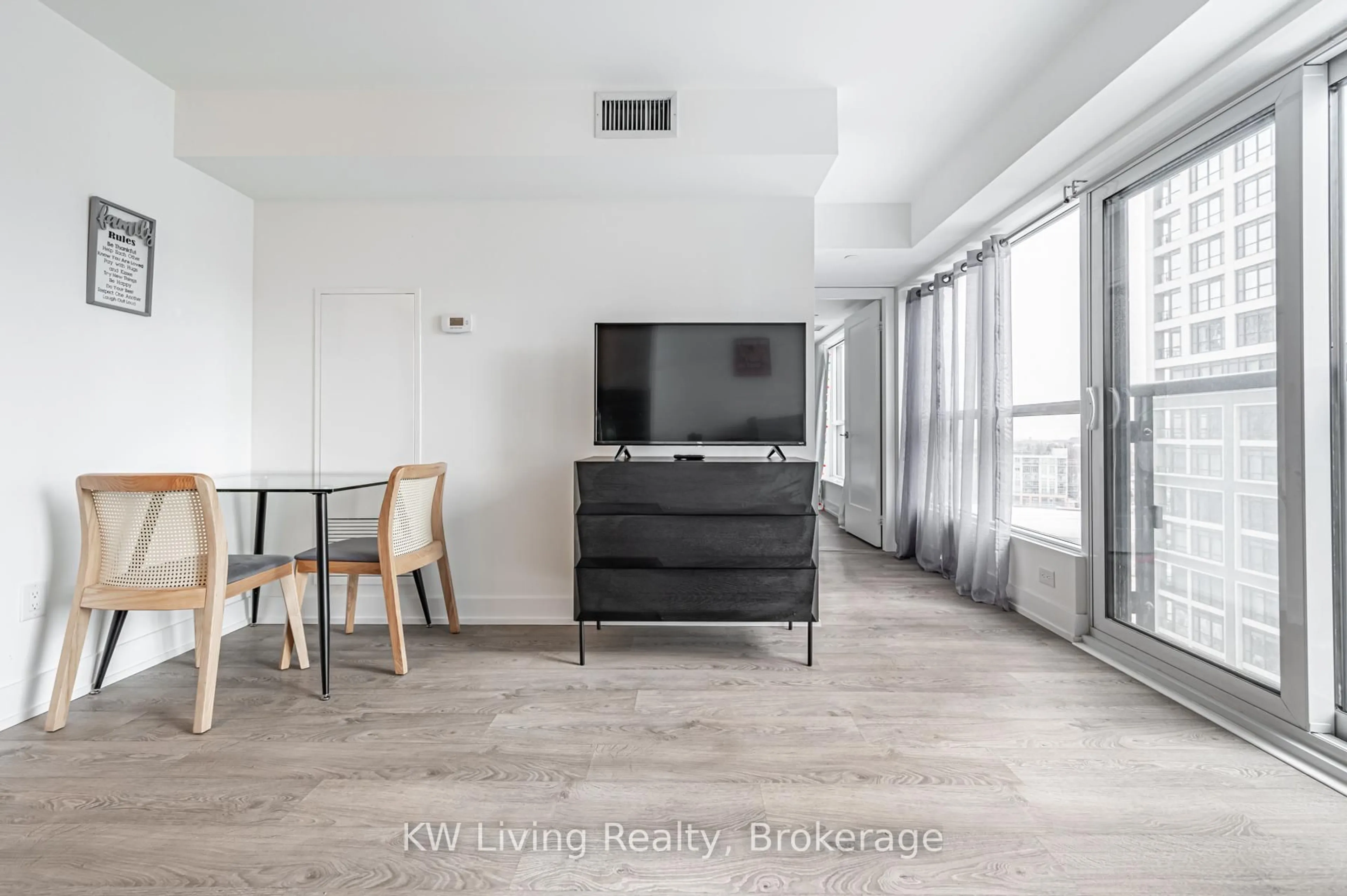 Living room with furniture, unknown for 5 Mabelle Ave #931, Toronto Ontario M9A 0C8